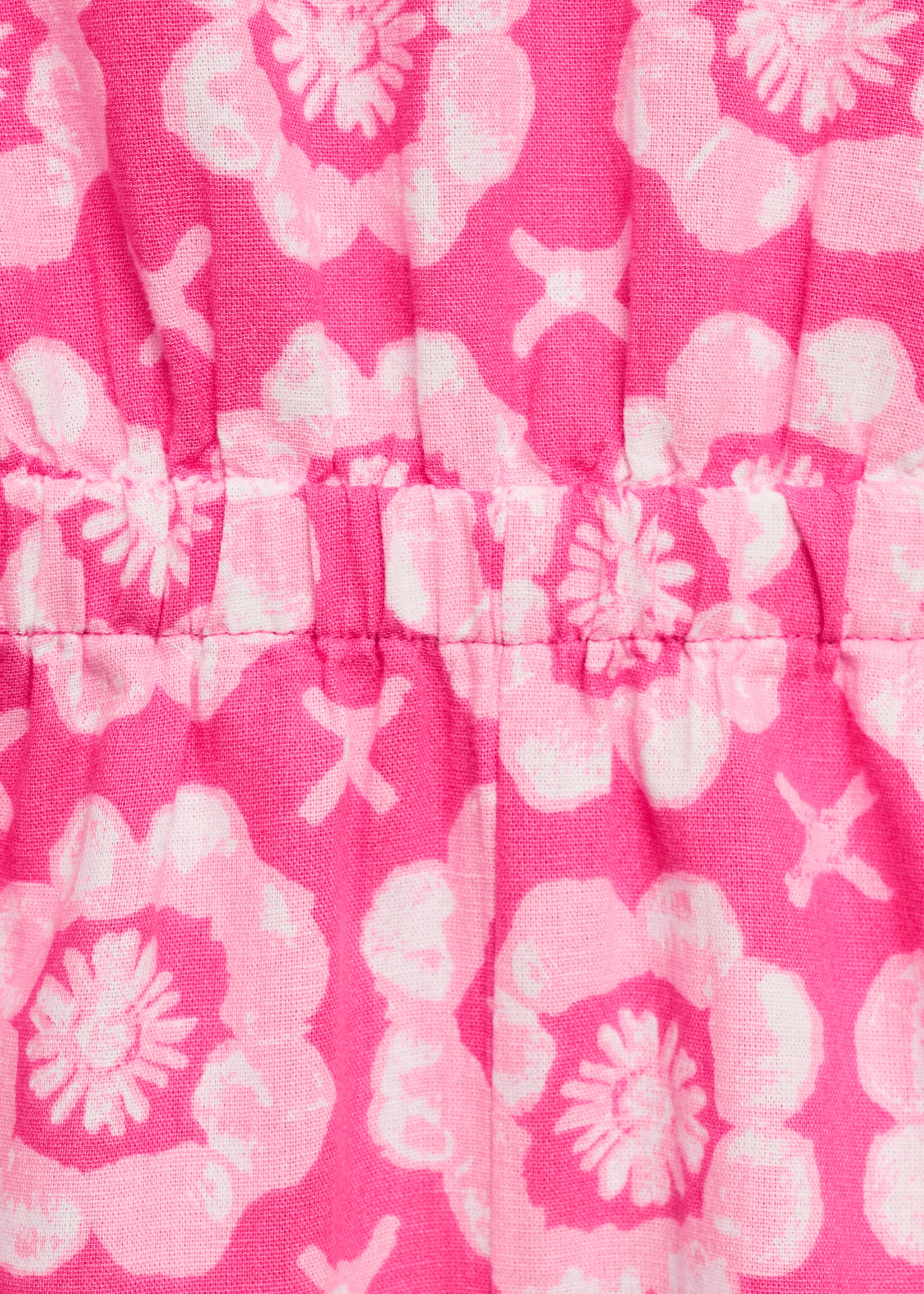 Linen-blend printed jumpsuit - Details of the article 8