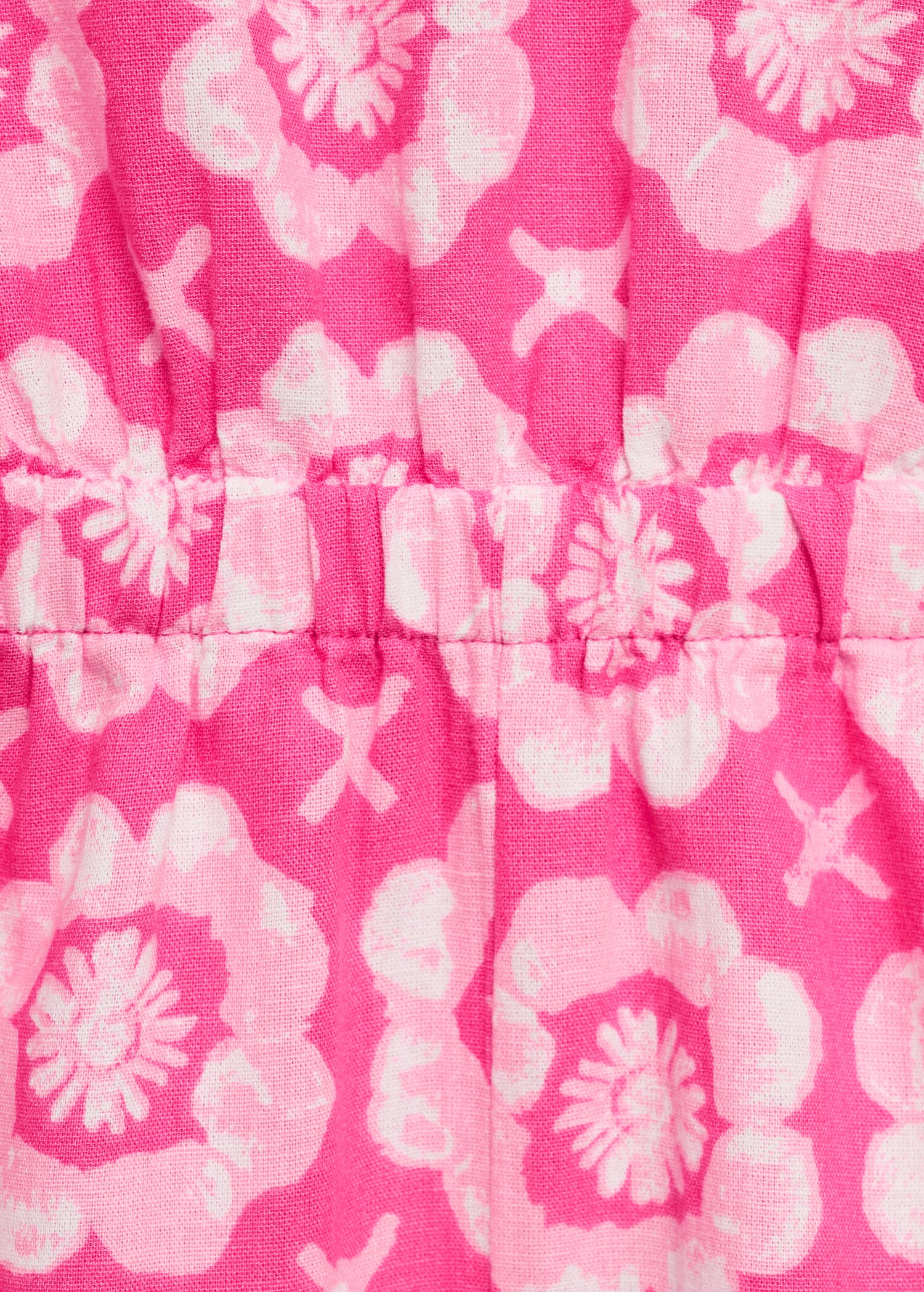 Linen-blend printed jumpsuit - Details of the article 8