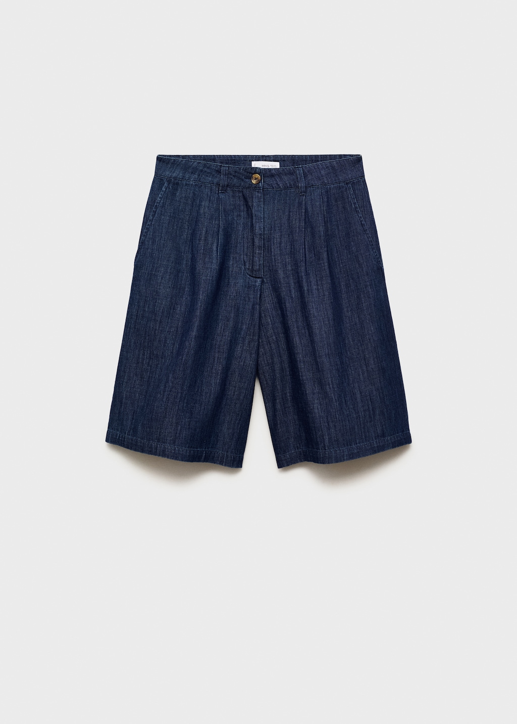 【YOURNUS】Catch Washed Bermuda Denim WASHED-EFFECT DENIM LONG SHORTS - Blue / Green | ZARA Canada