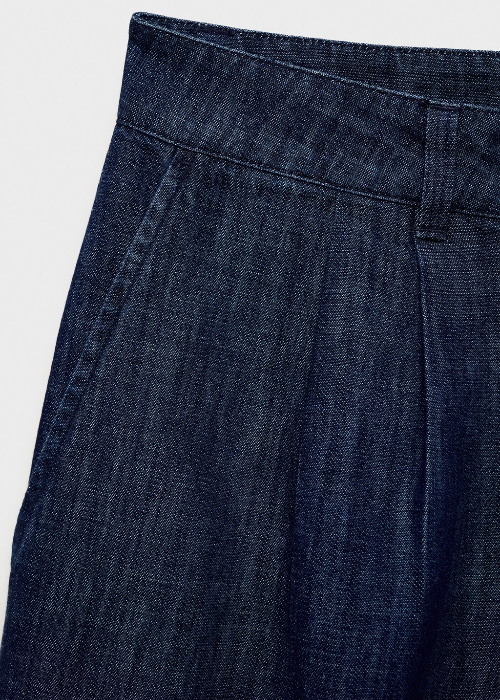 Straight-fit rinse-wash denim bermuda shorts - Women | MANGO