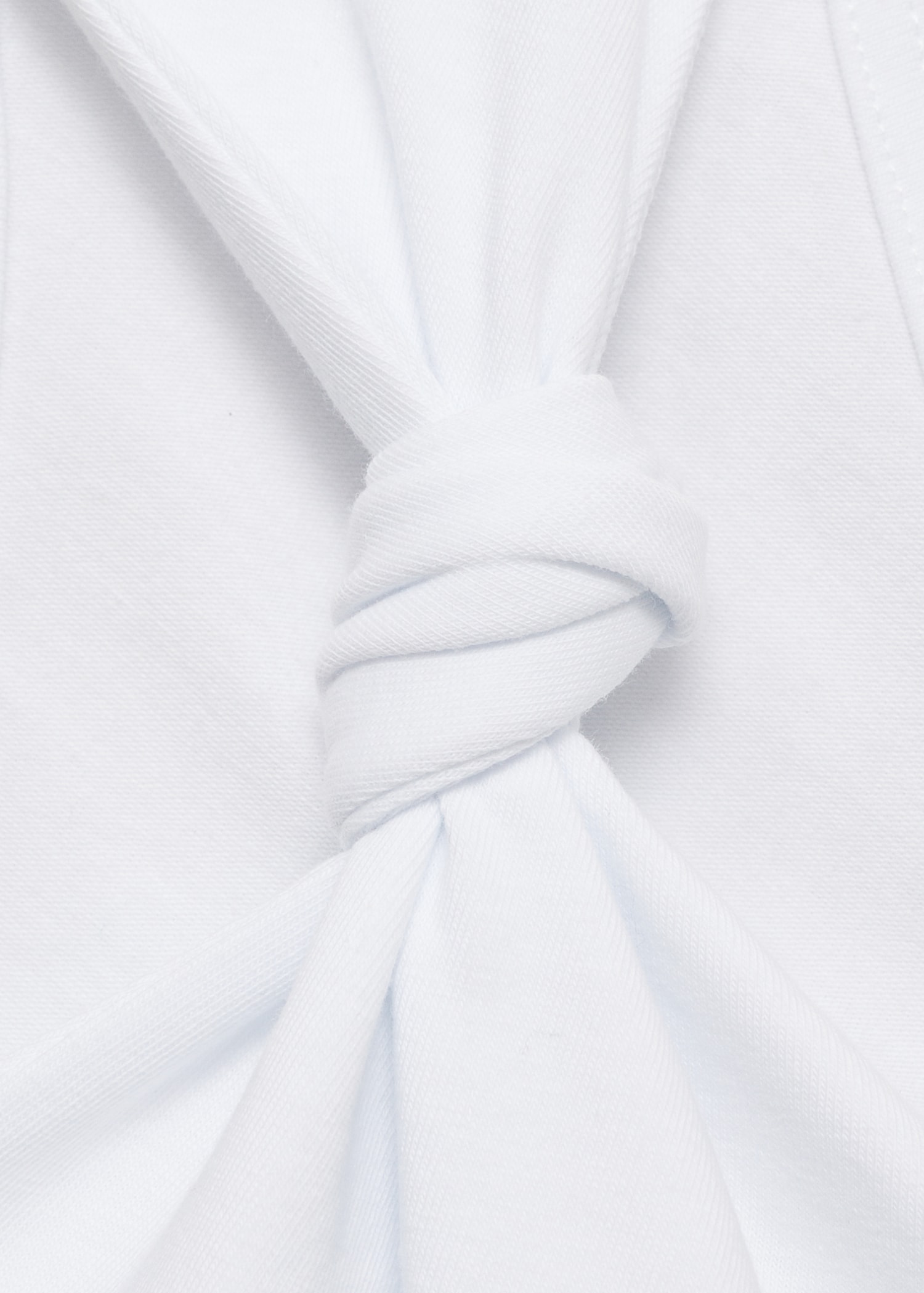 Asymmetrical top with knot detail - Details of the article 8
