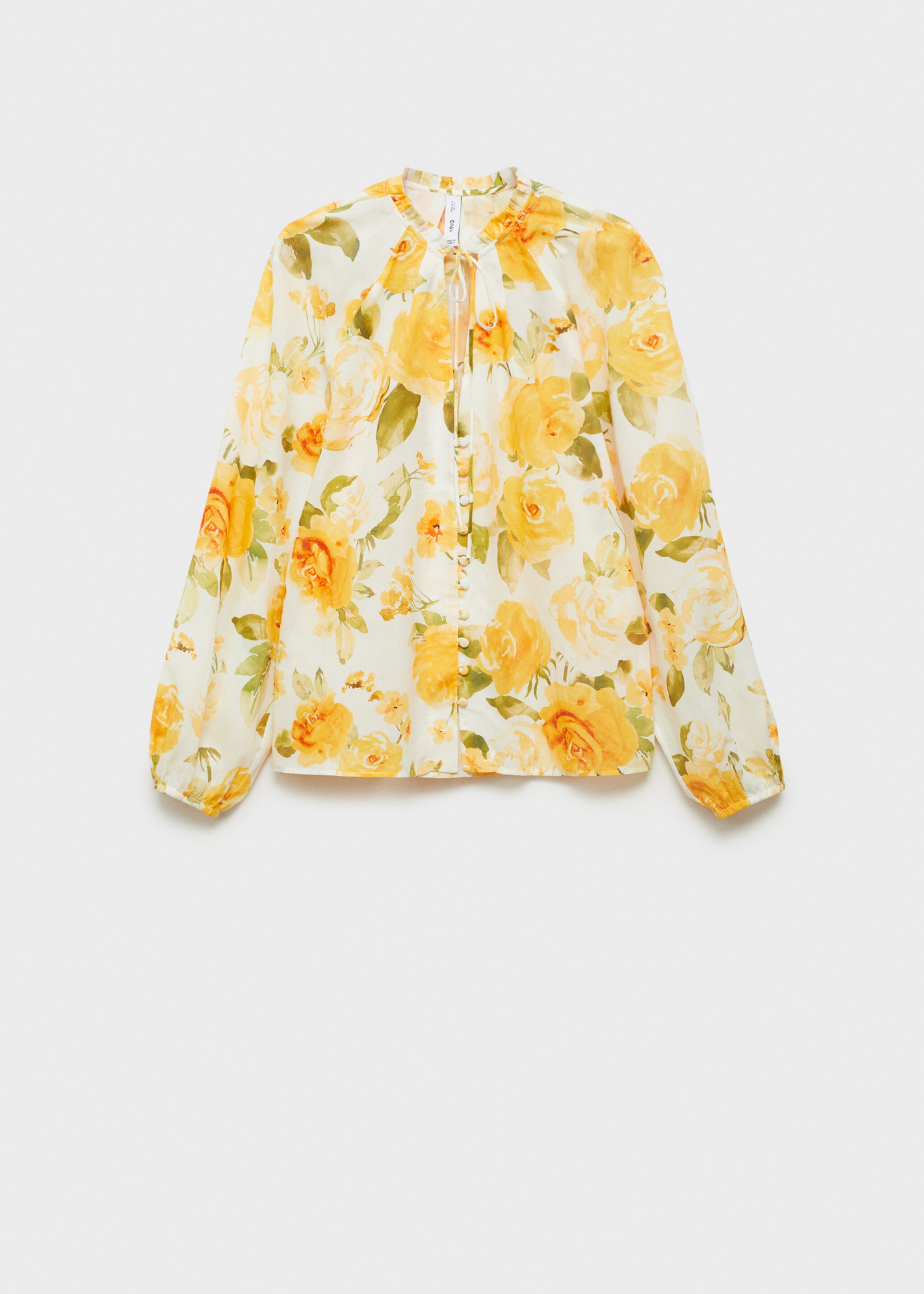Floral cotton blouse - Article without model