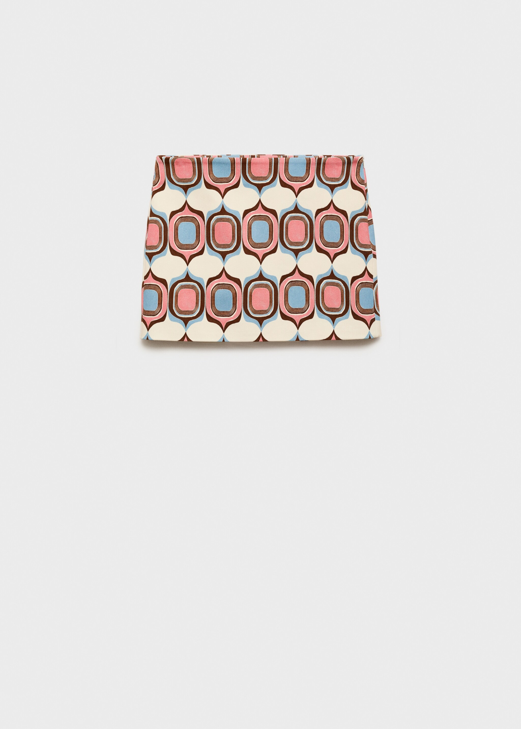 Printed short skirt - Article without model