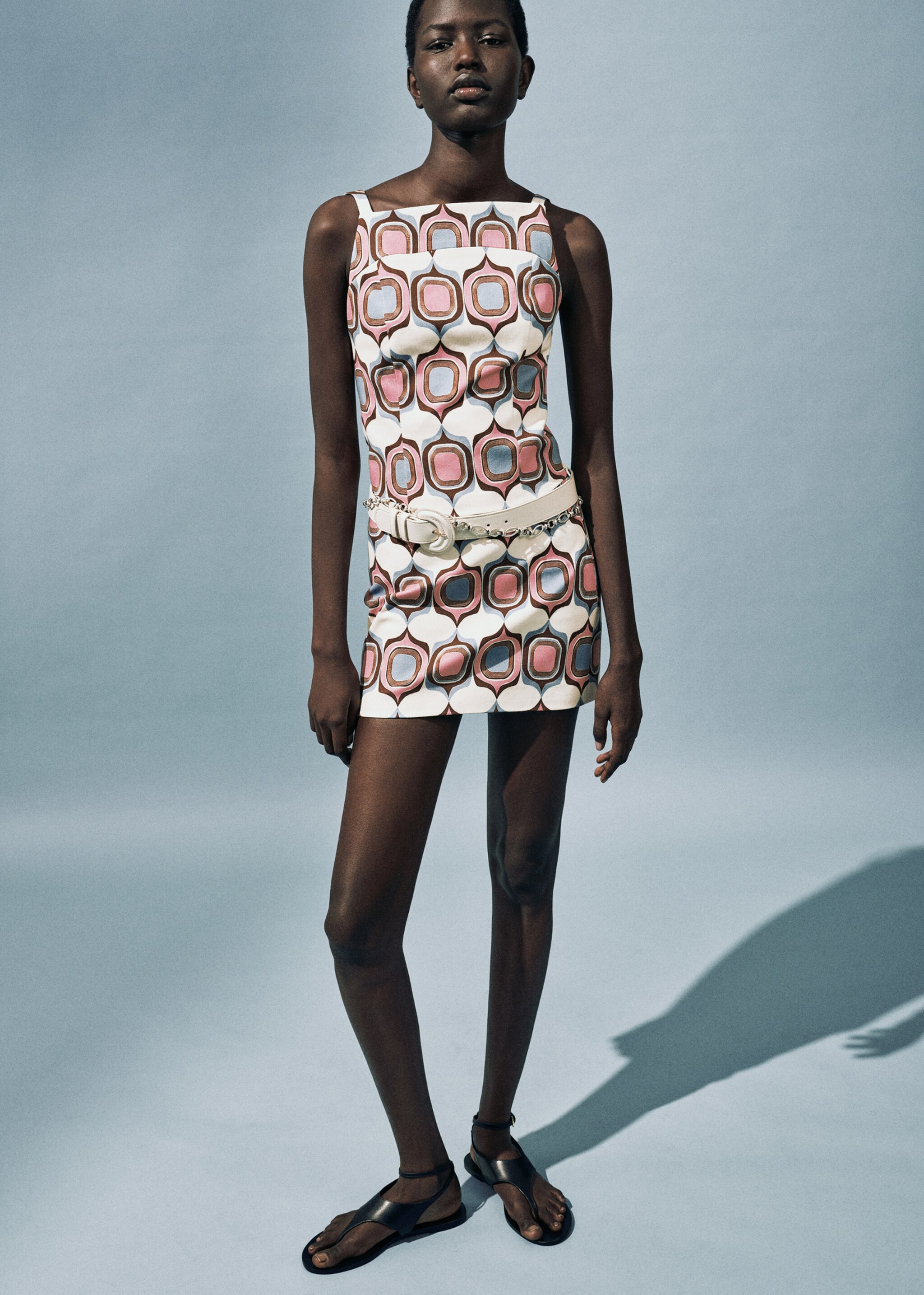 Printed short skirt - Details of the article 6