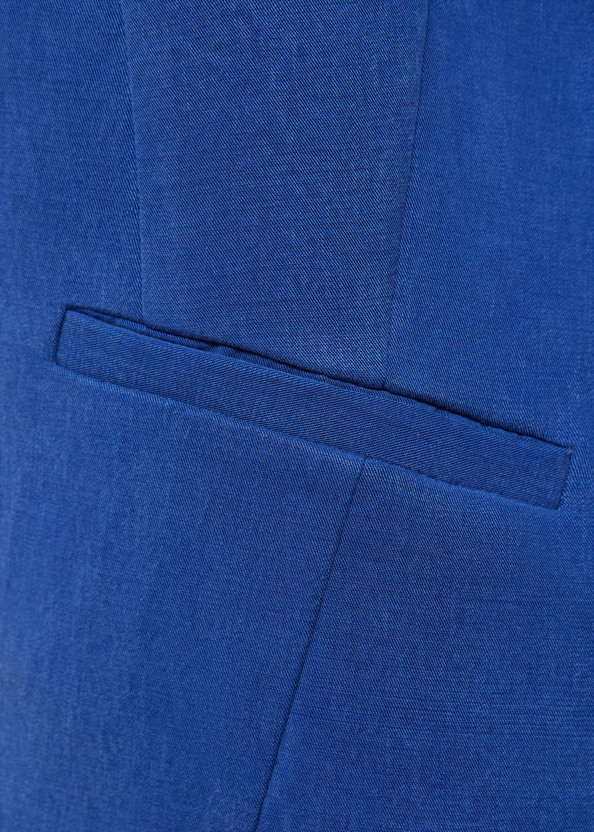 Recht lyocell gilet - Detail van het artikel 0