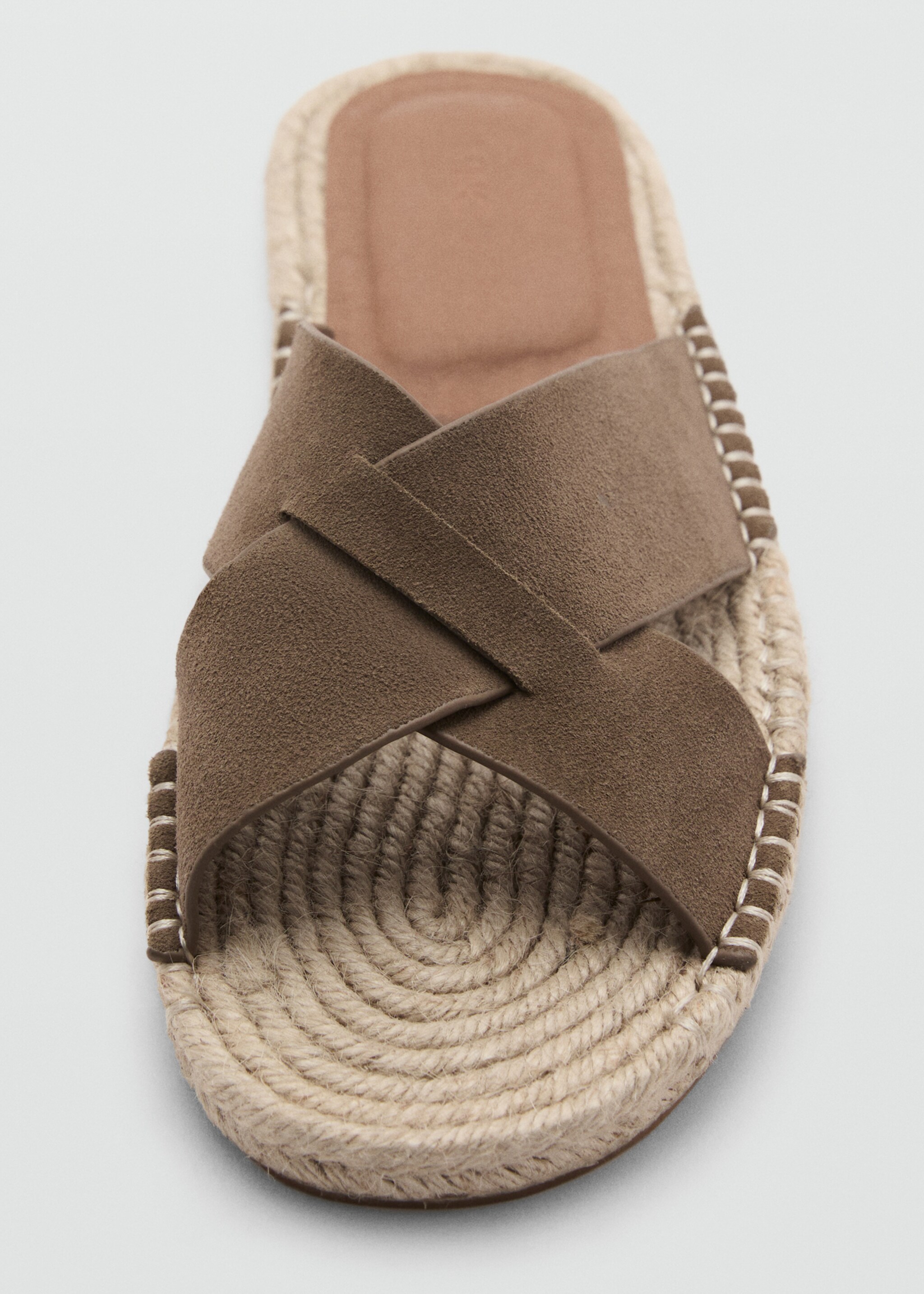 Nappa leather sandals with crossed strap - Details of the article 1