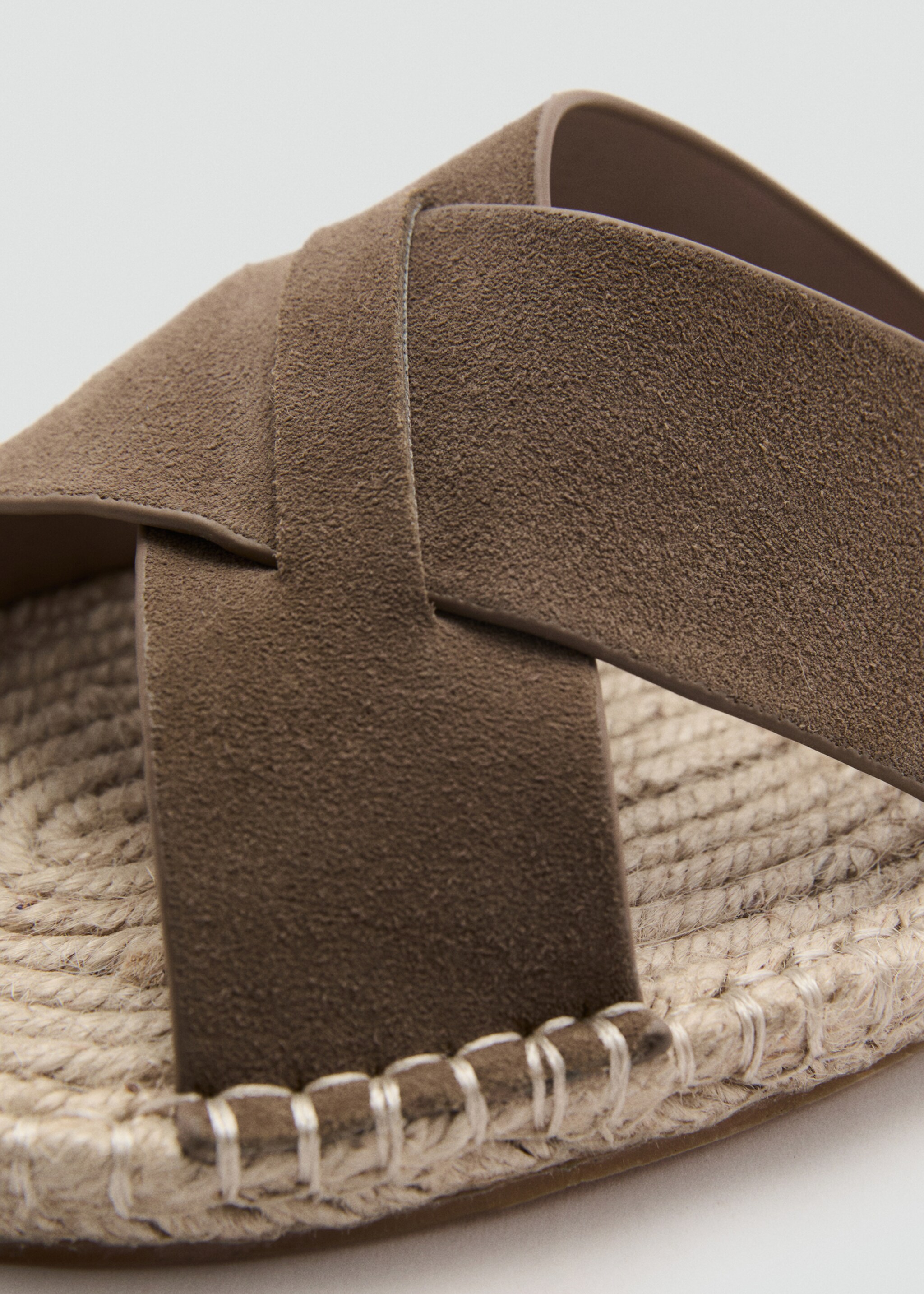 Nappa leather sandals with crossed strap - Details of the article 3