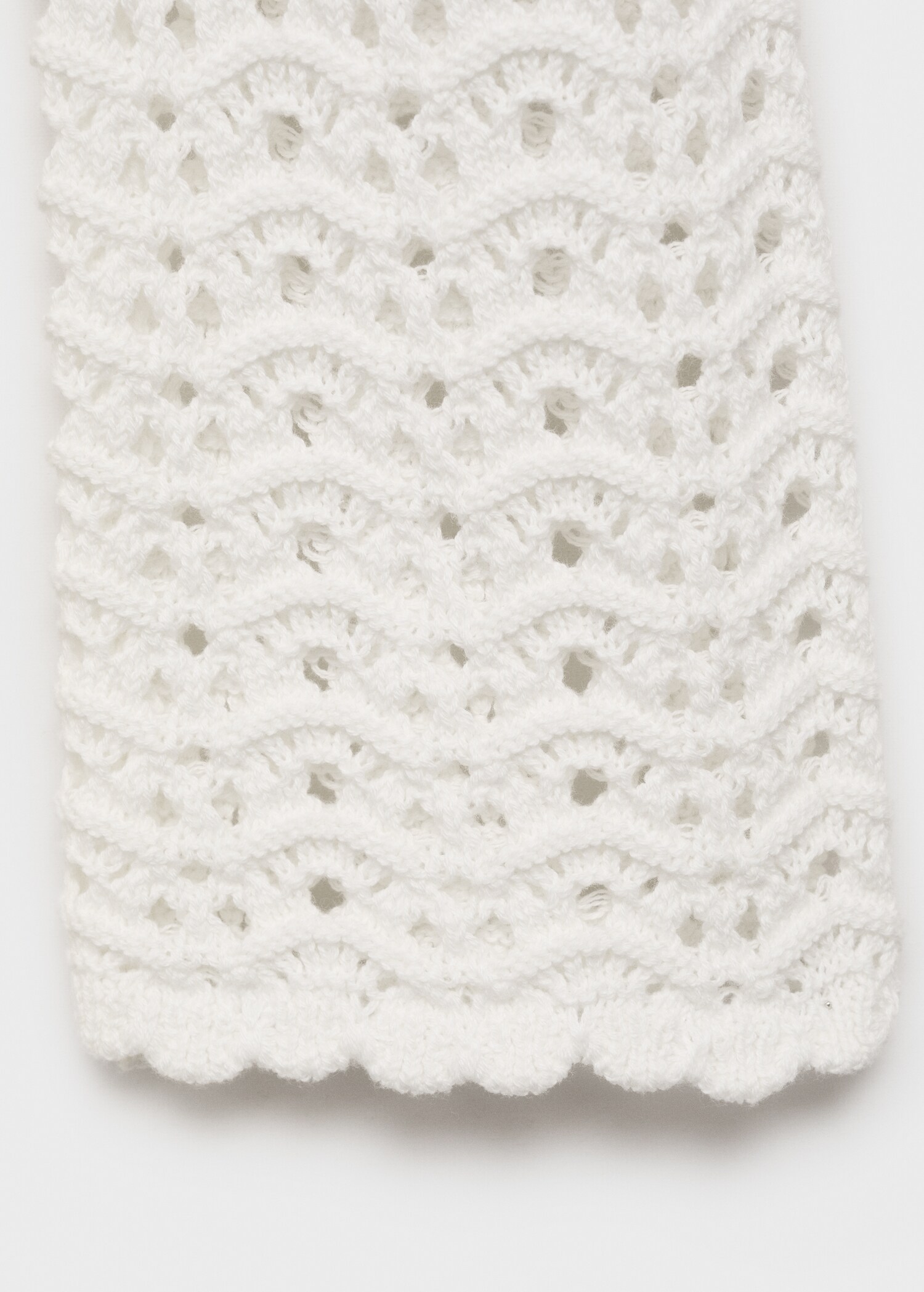 Mini crochet dress with bow - Details of the article 0