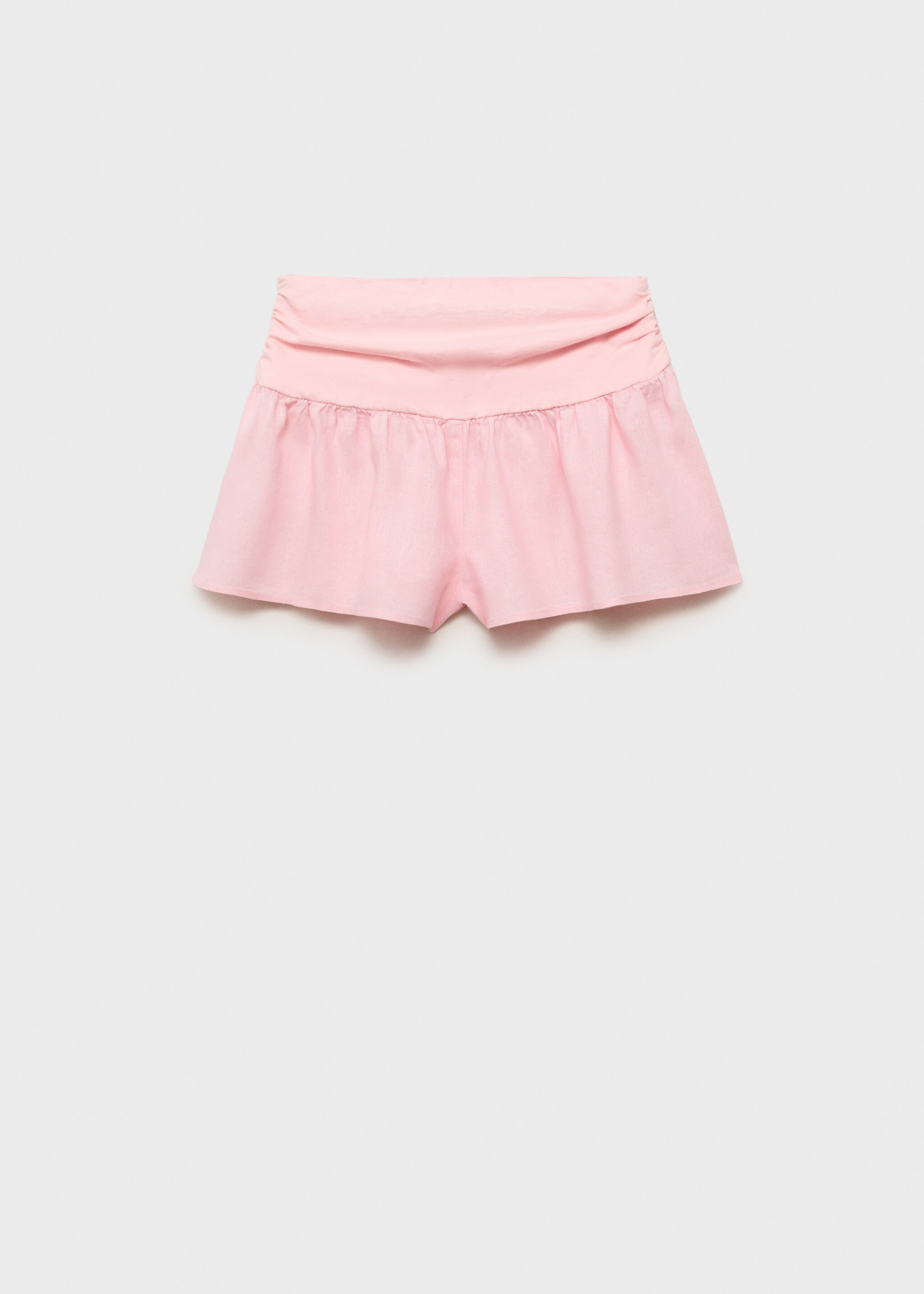 Short lin taille drapée - Article sans modèle