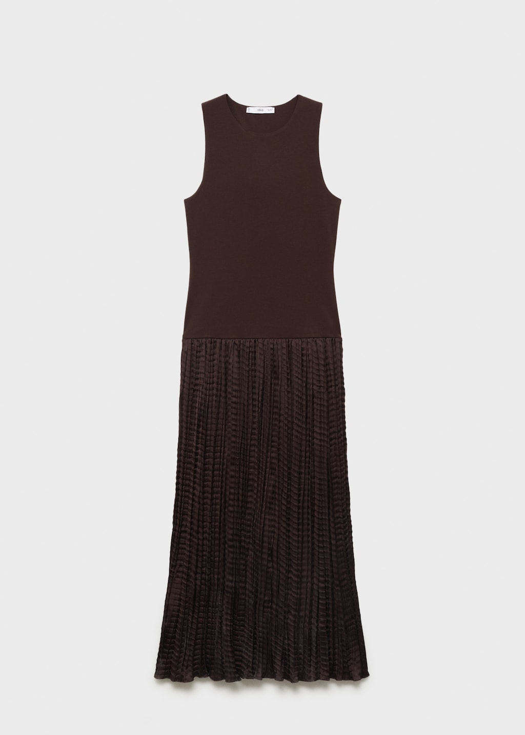 Mango Combined-fabric long dress thumbnail