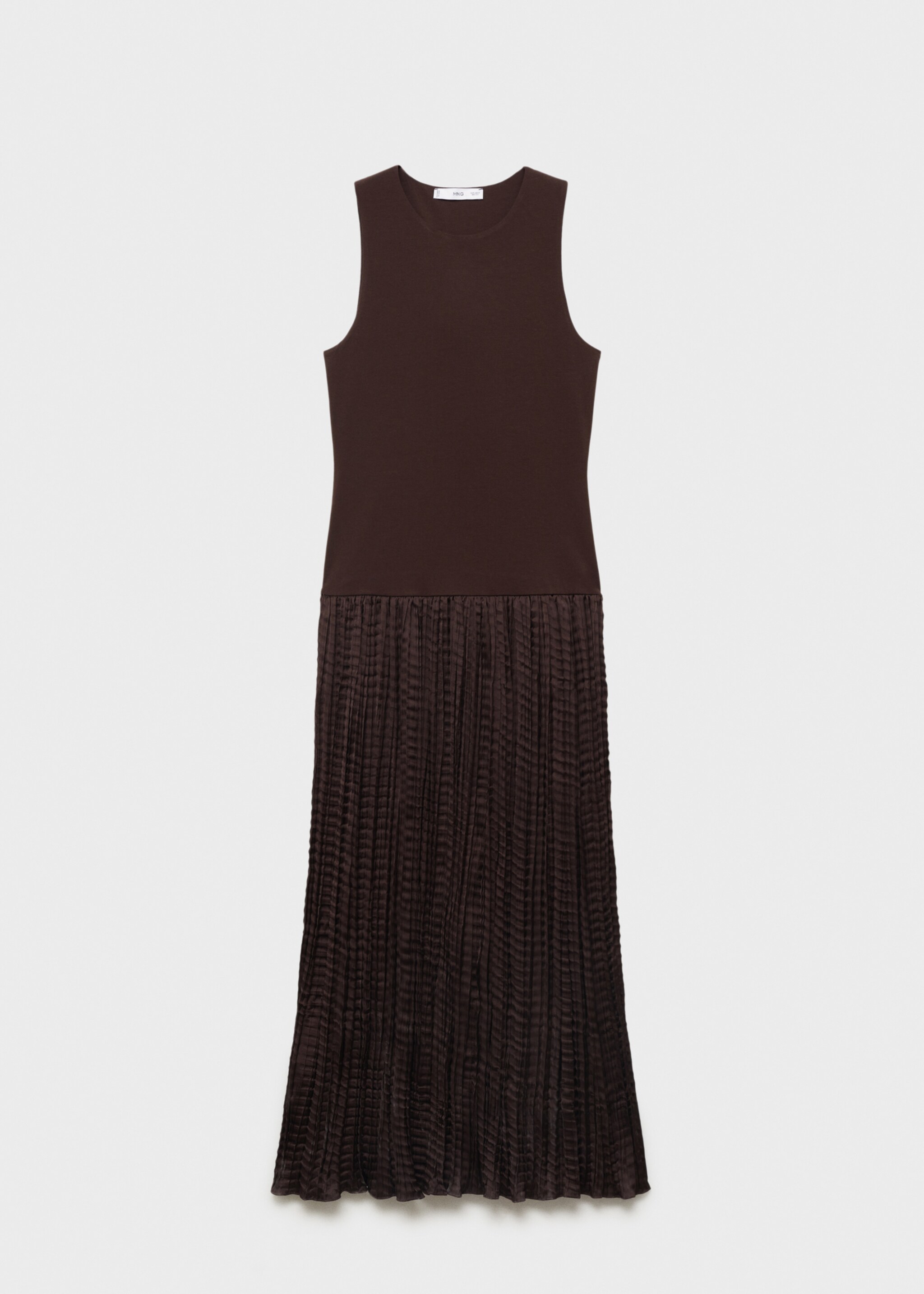 Robe longue tissu combiné - Article sans modèle