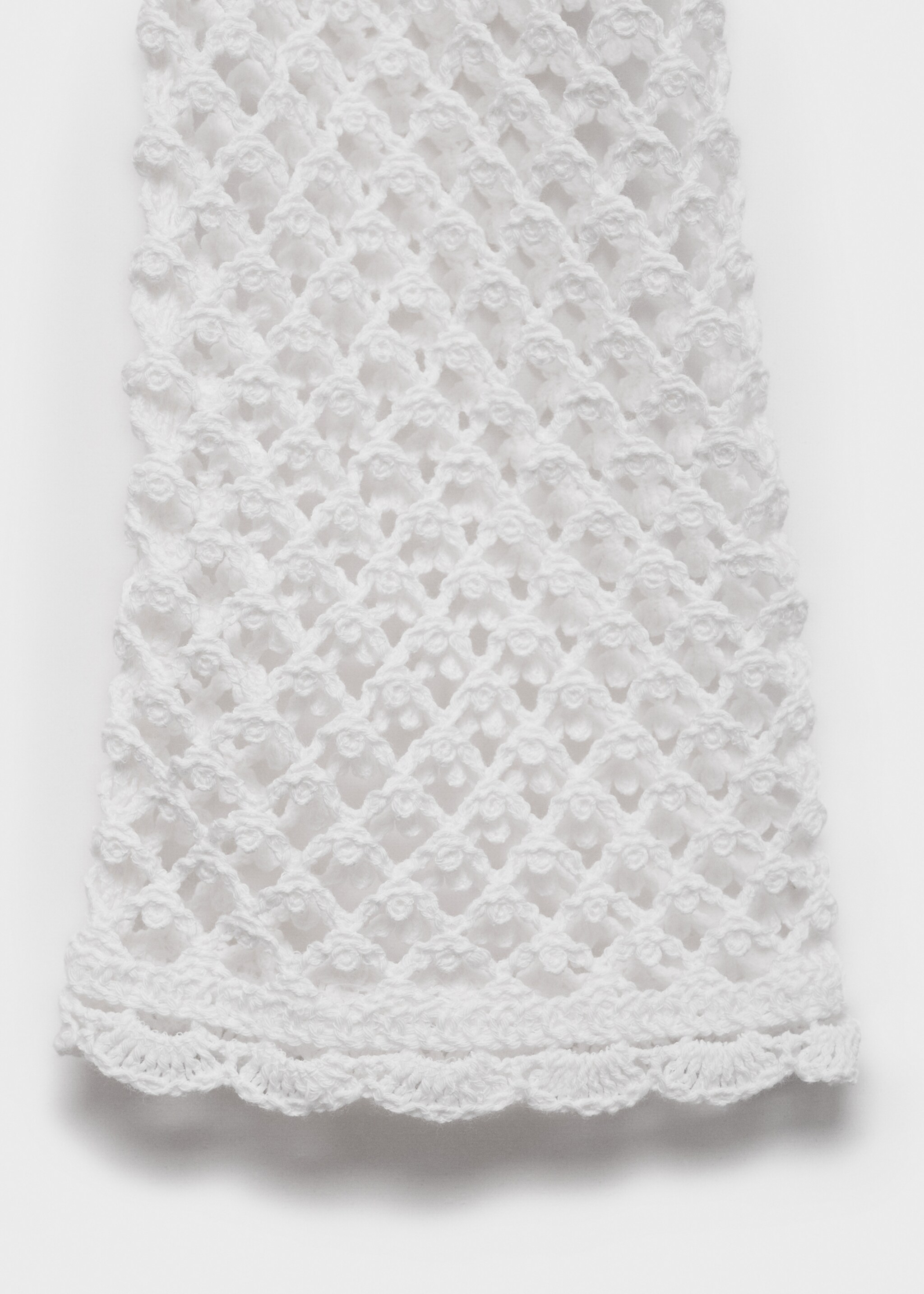Crochet cardigan with bow closure - Details of the article 0