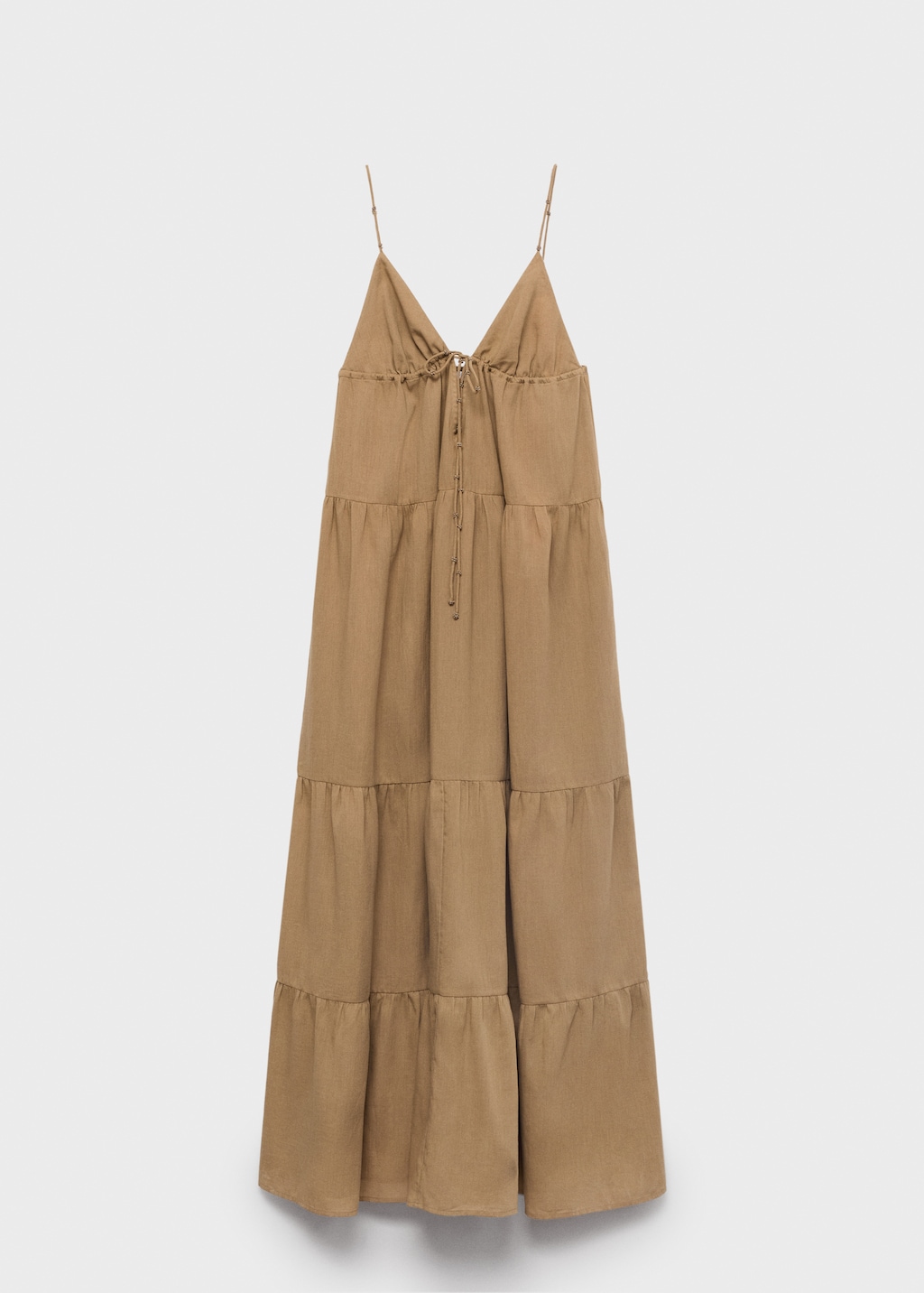 V-neck cotton dress