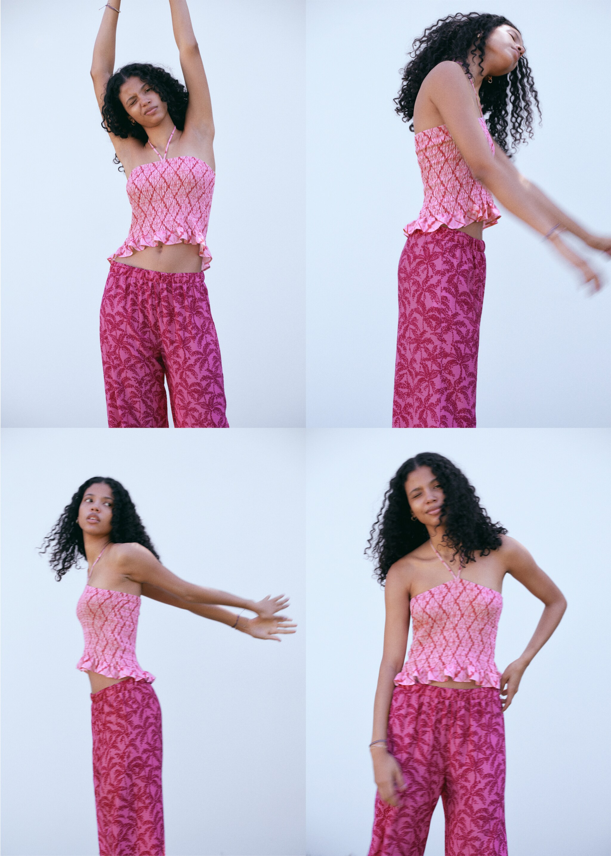 Ruffle printed top - Details of the article 5