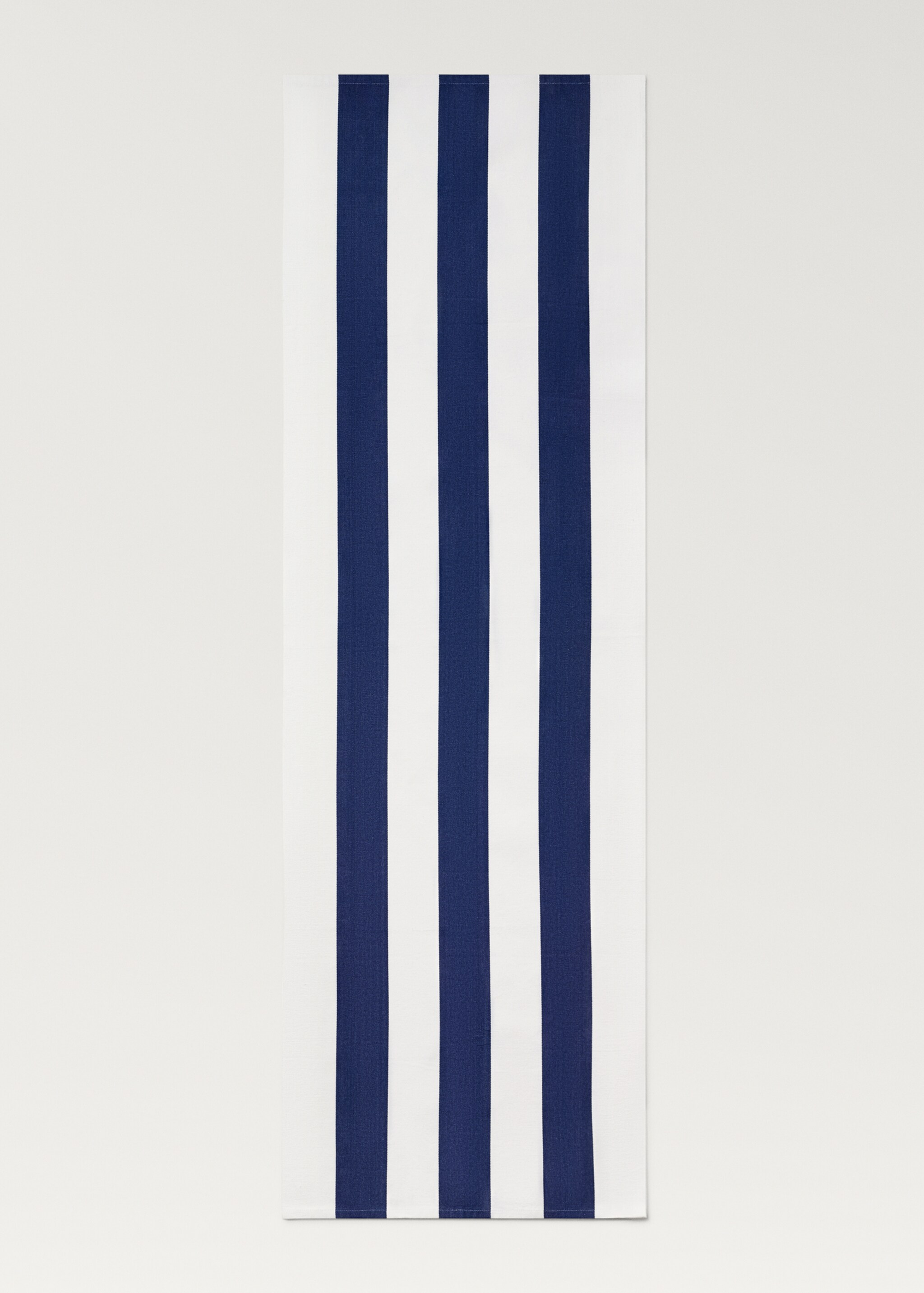 Cotton two-tone striped table runner - Details of the article 2