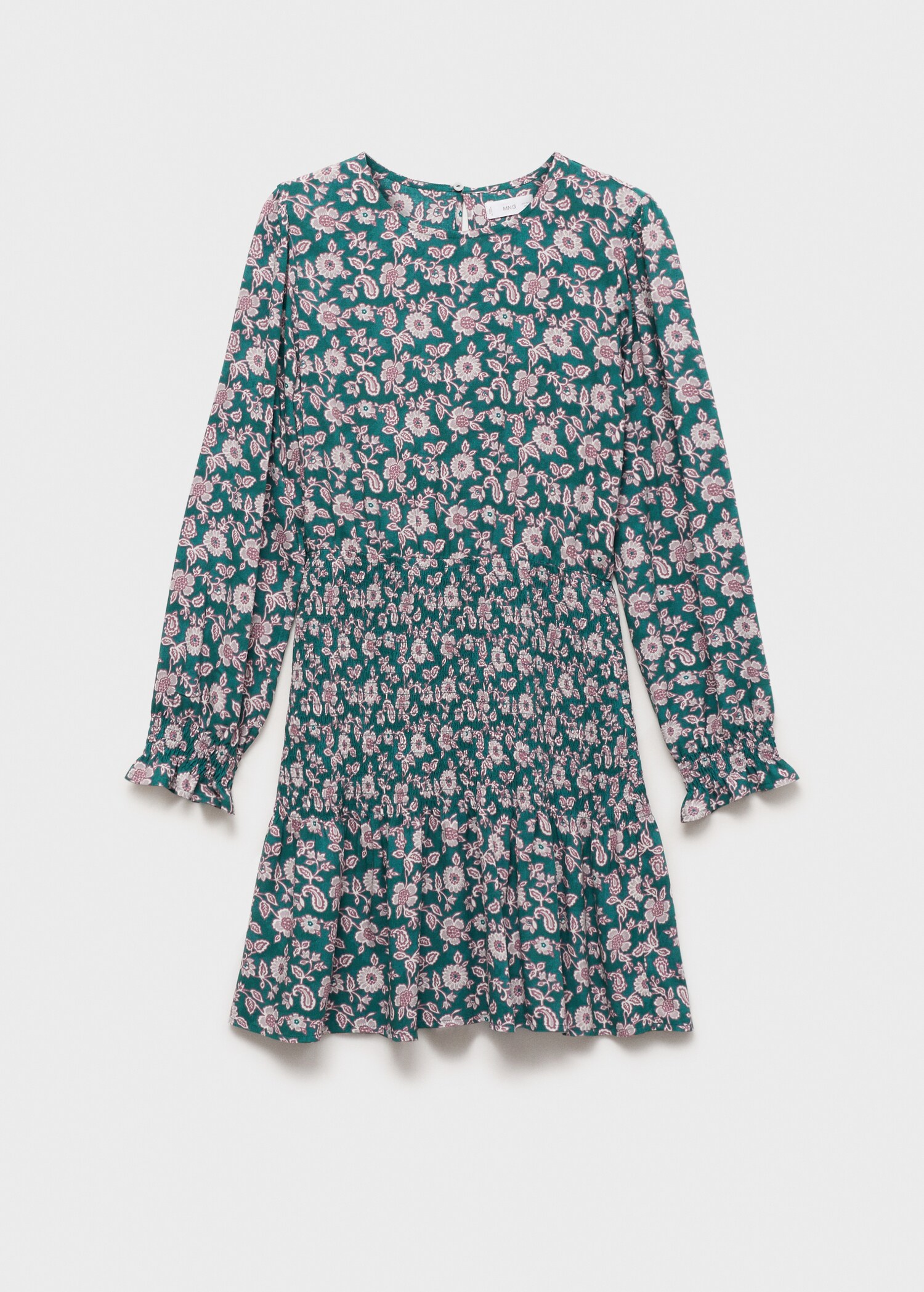 Letter-print ruffled dress - Article without model