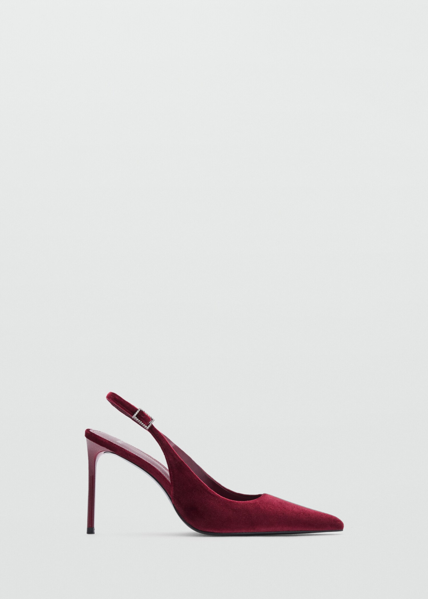 Velvet heeled shoes - Article without model