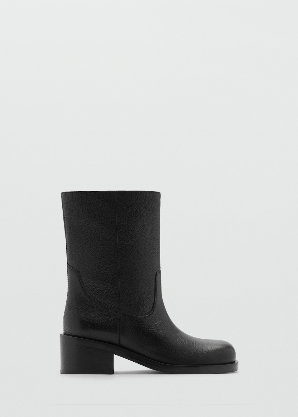 100 leather square toe boots Women MANGO Slovakia