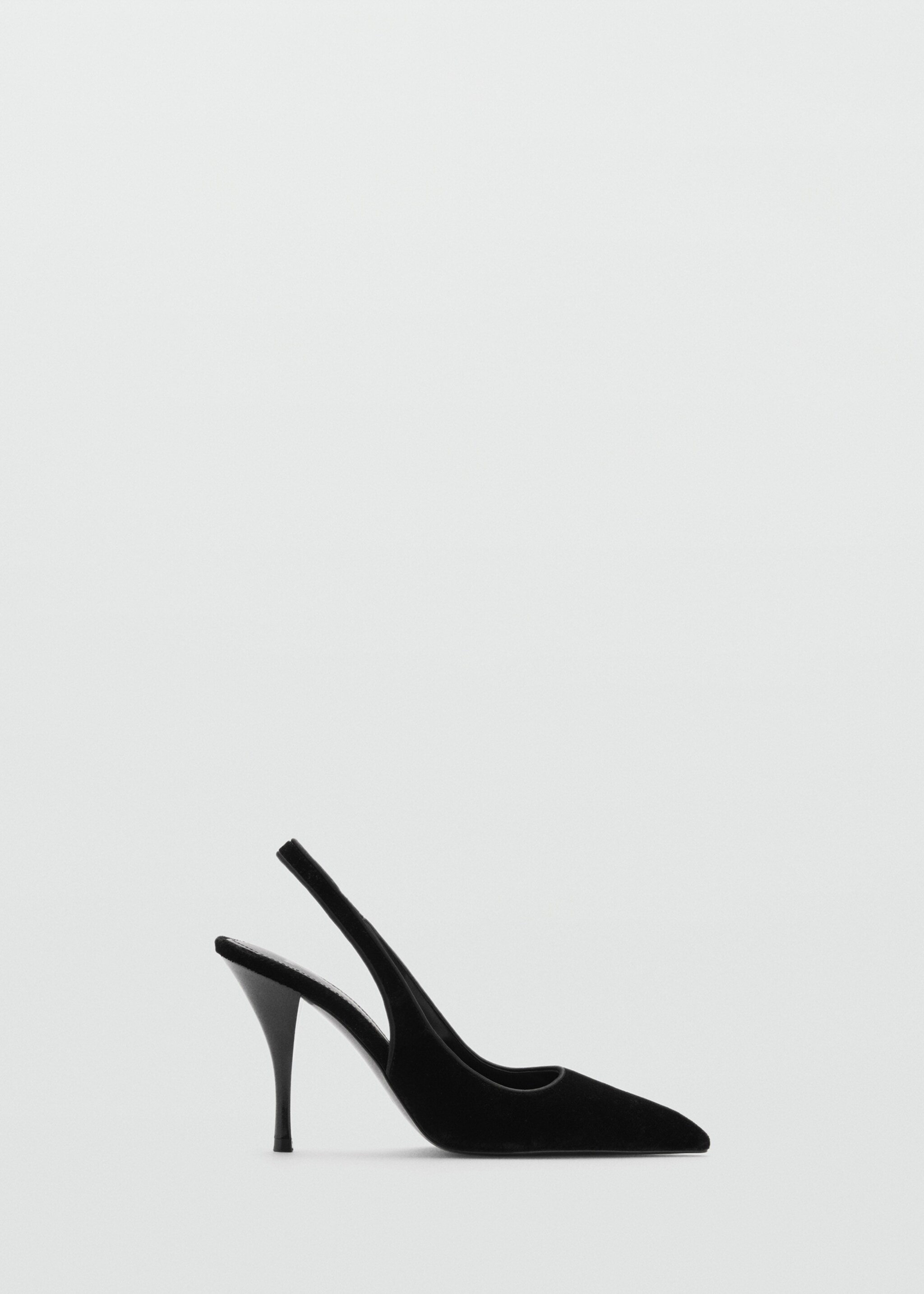 Velvet heeled shoes - Article without model