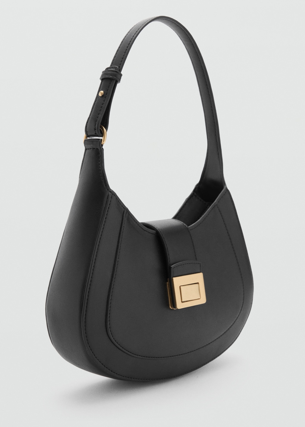 Shoulder bag with metal closure - Women | MANGO USA Shoulder bag with metal closure - Women | MANGO USA