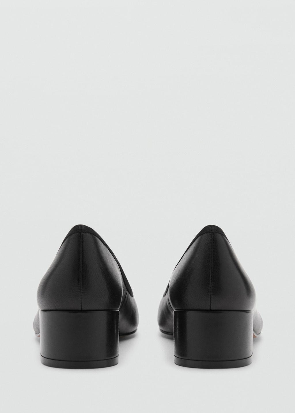 Thumbnail of Heeled ballet flats with leather bow - Caramel