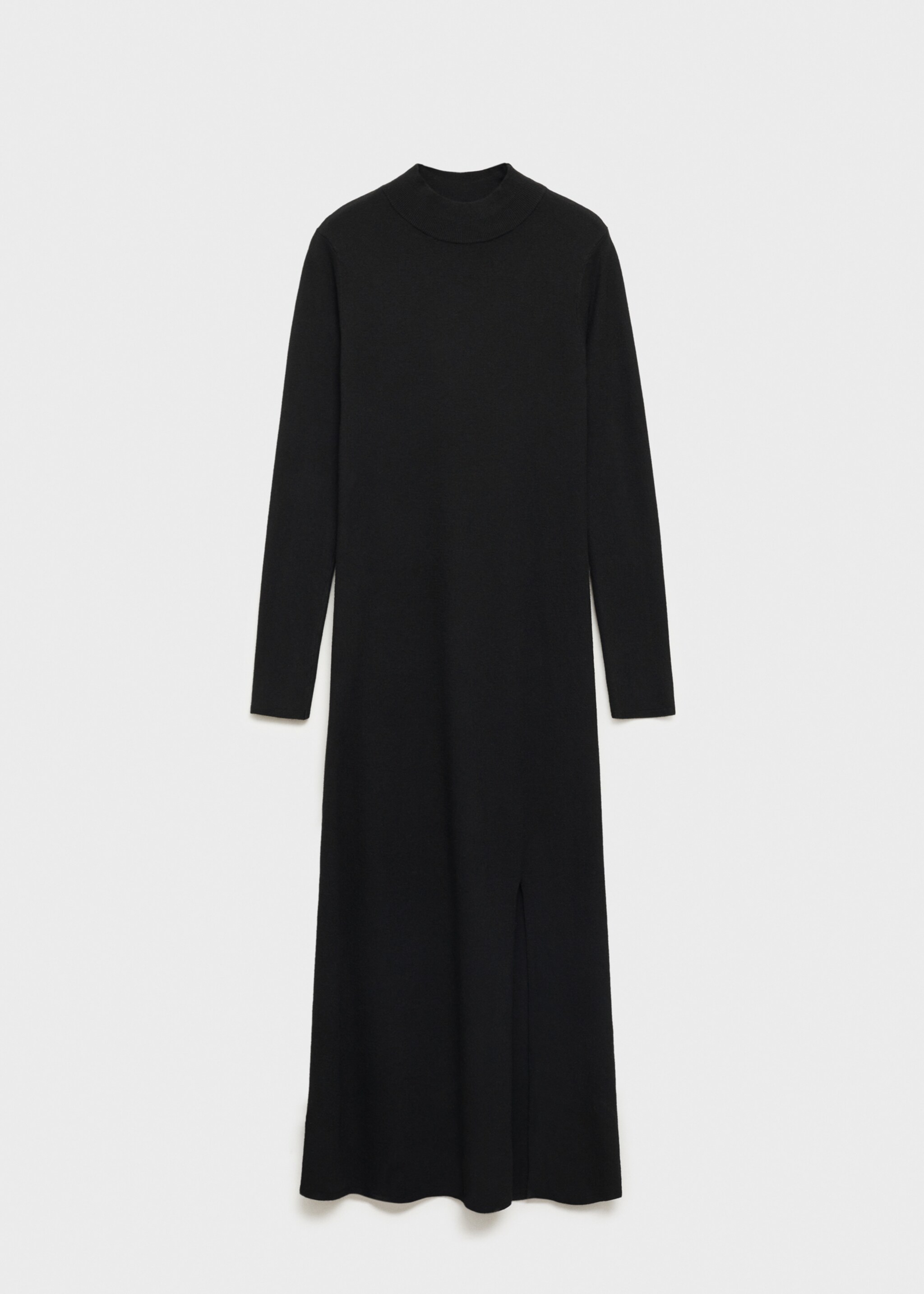 Side slit knit dress - Article without model
