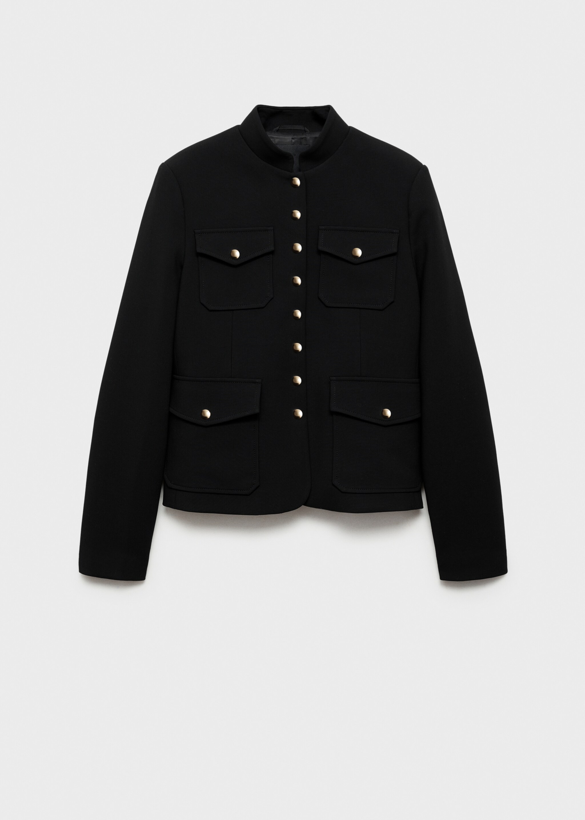 Jacket pockets with button detail - Article without model