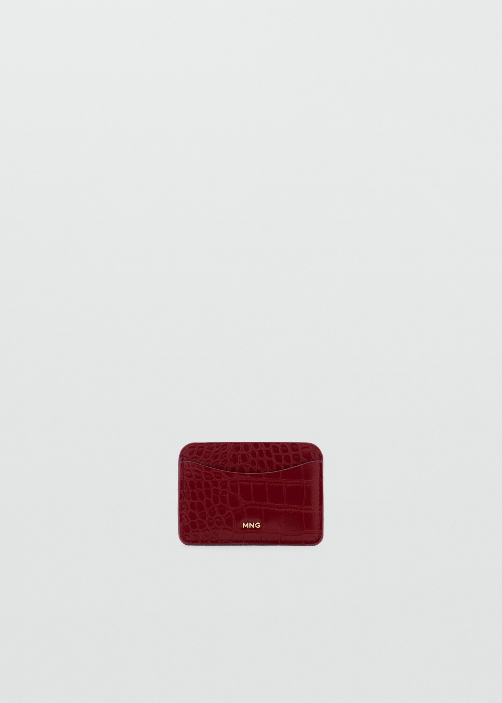 Croc-effect cardholder - Article without model