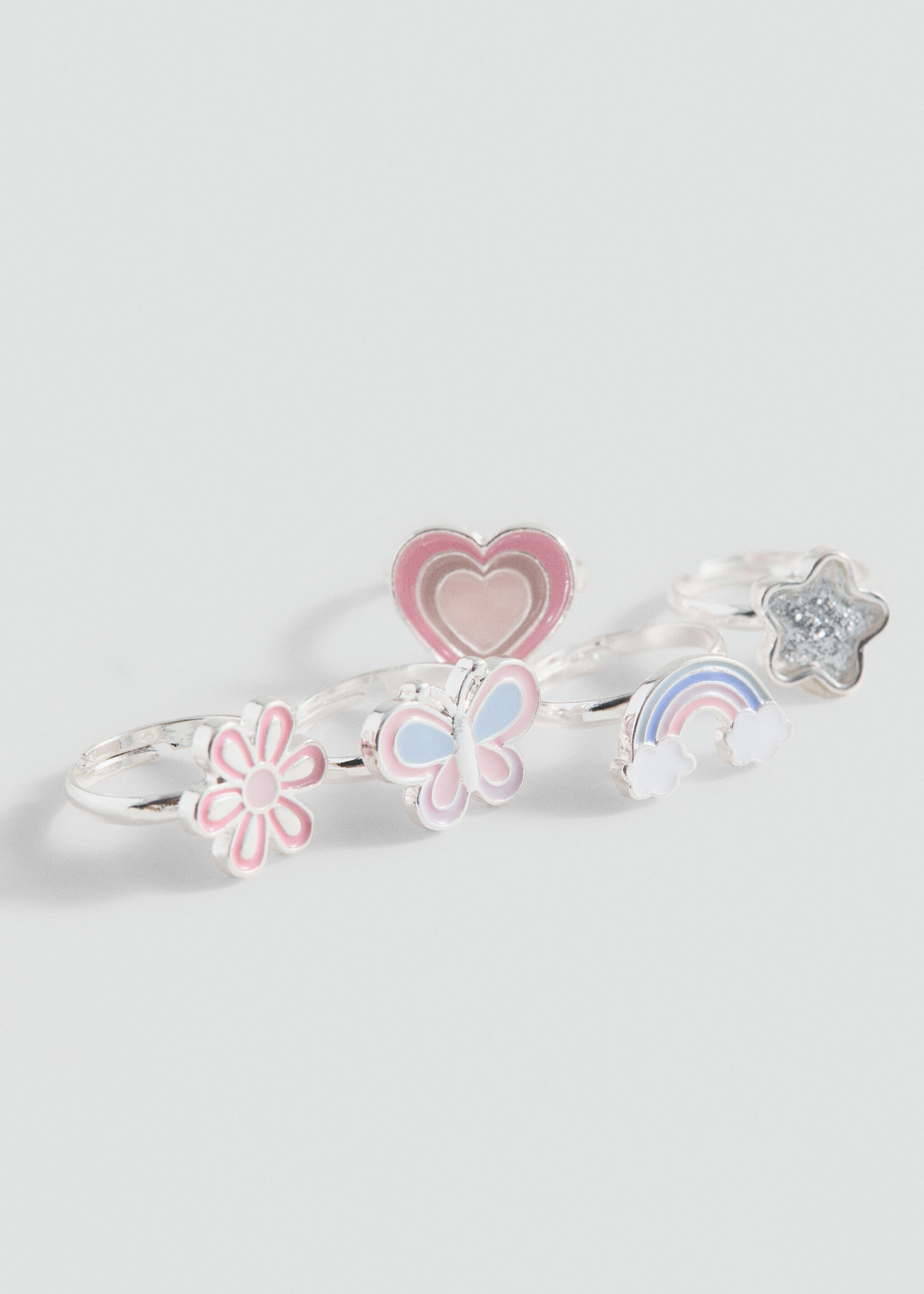 Pack of 5 combined rings - Details of the article 1
