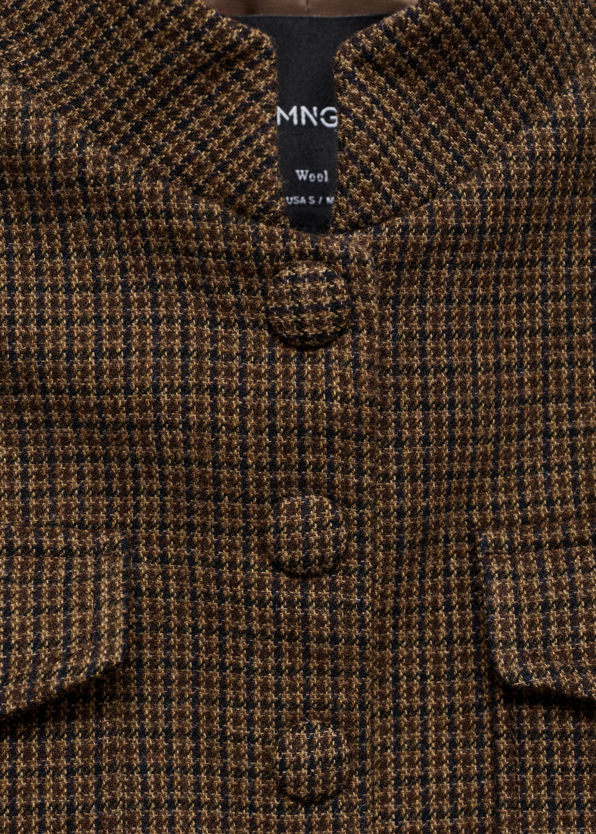 Micro-houndstooth wool jacket - Details of the article 8