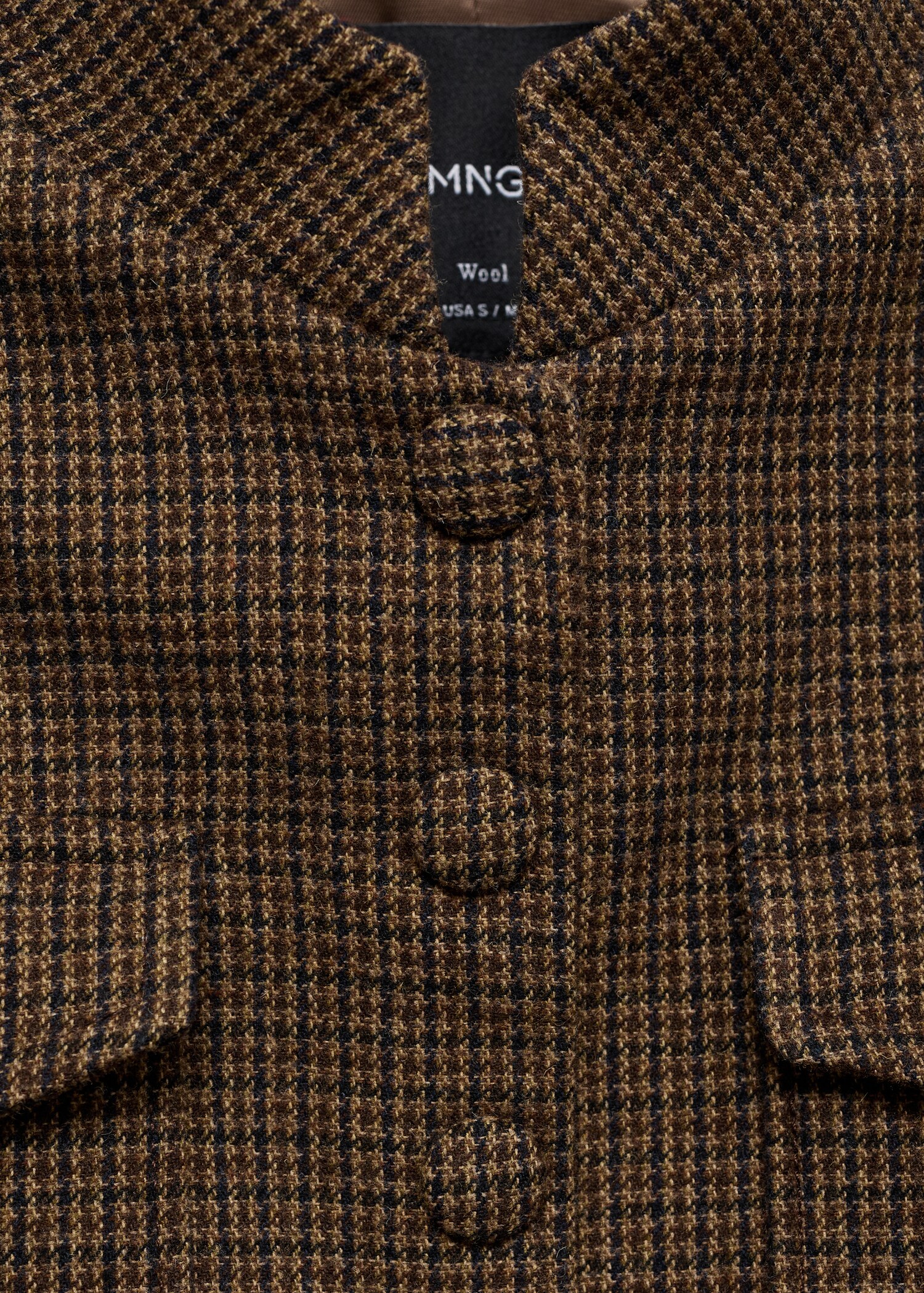 Micro-houndstooth wool jacket - Details of the article 8