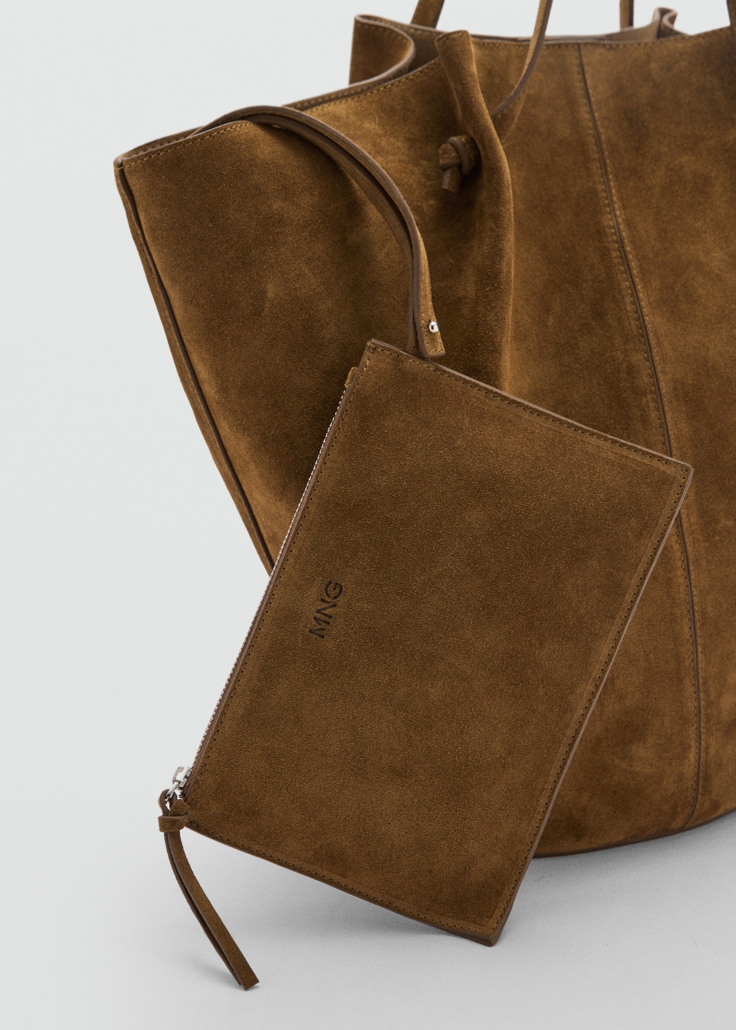 Sac Cabas Sac à Main Nubuck Mango Sac Cabas Shop Mango Femme Suède