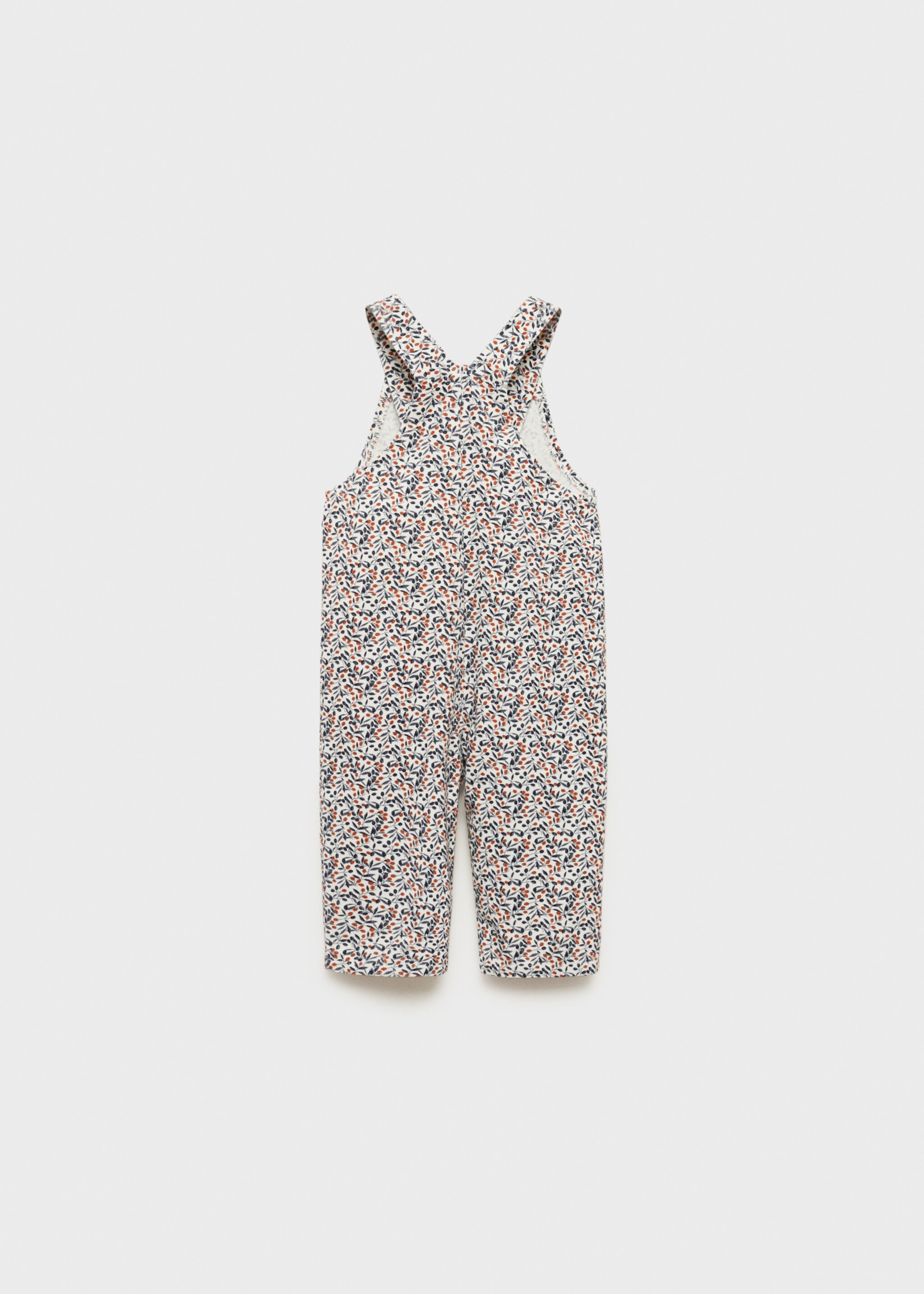 Soft long dungarees - Reverse of the article