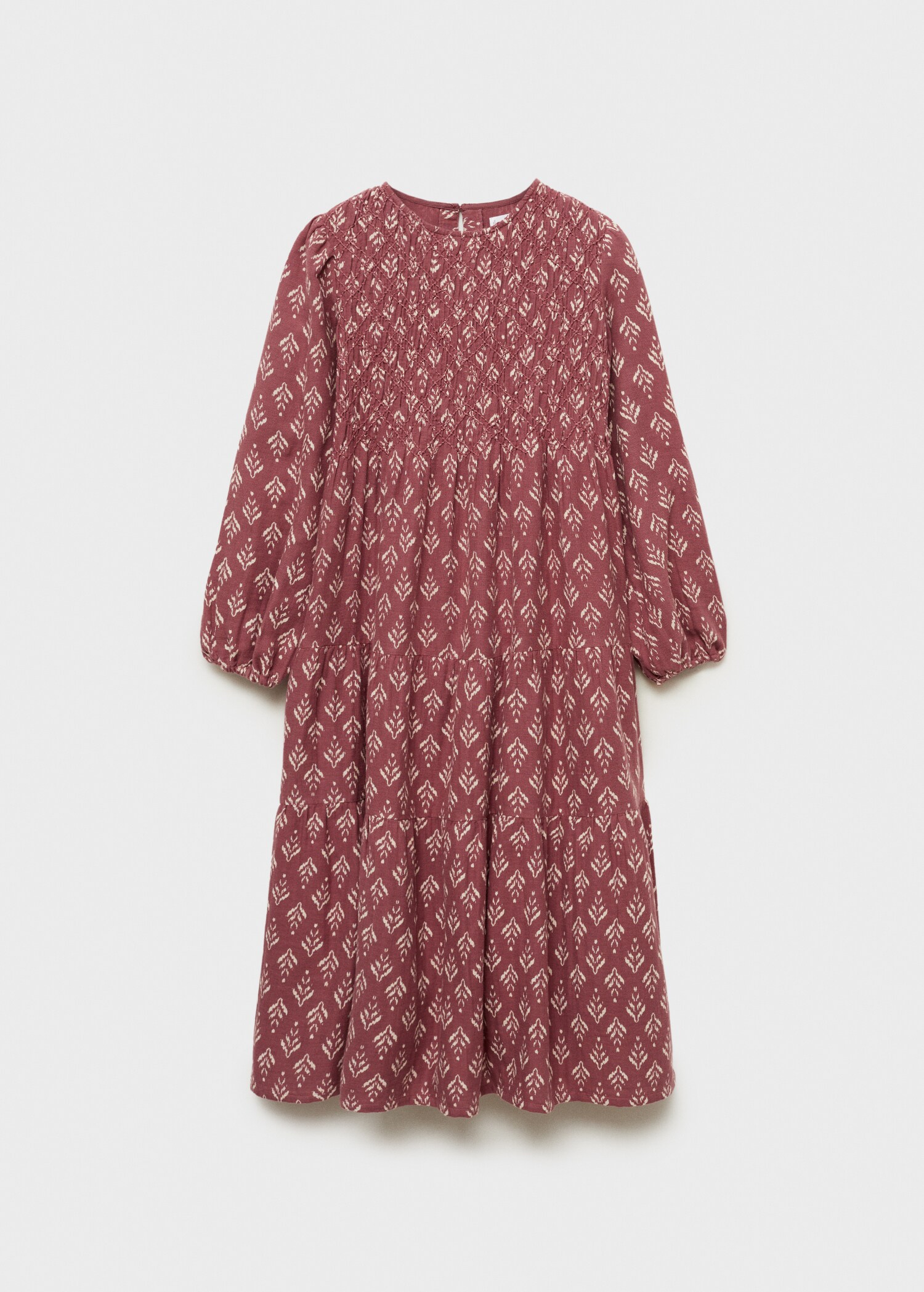 Ruffled printed dress - Article without model