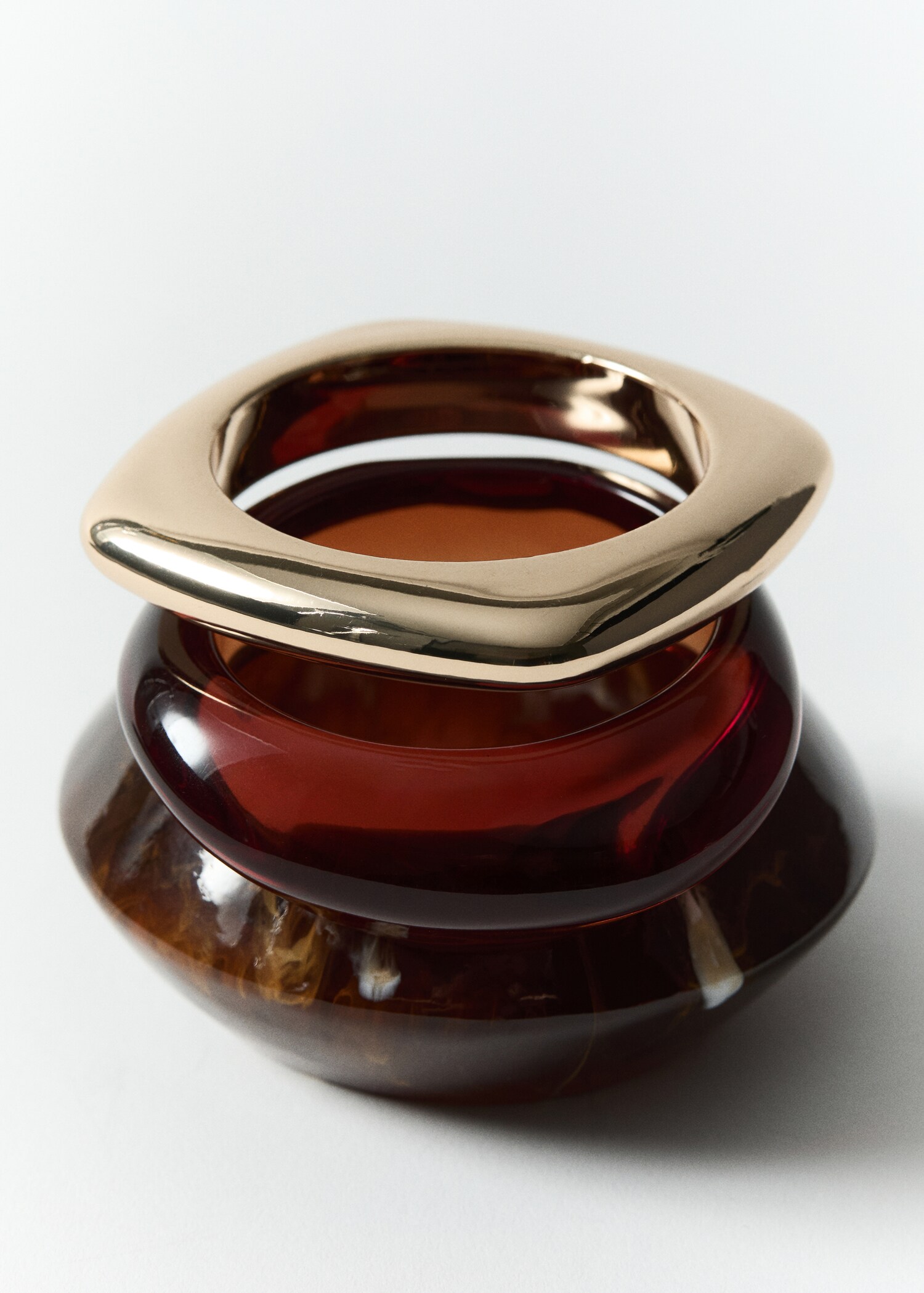 Pack of 3 combined resin bracelets - Details of the article 5