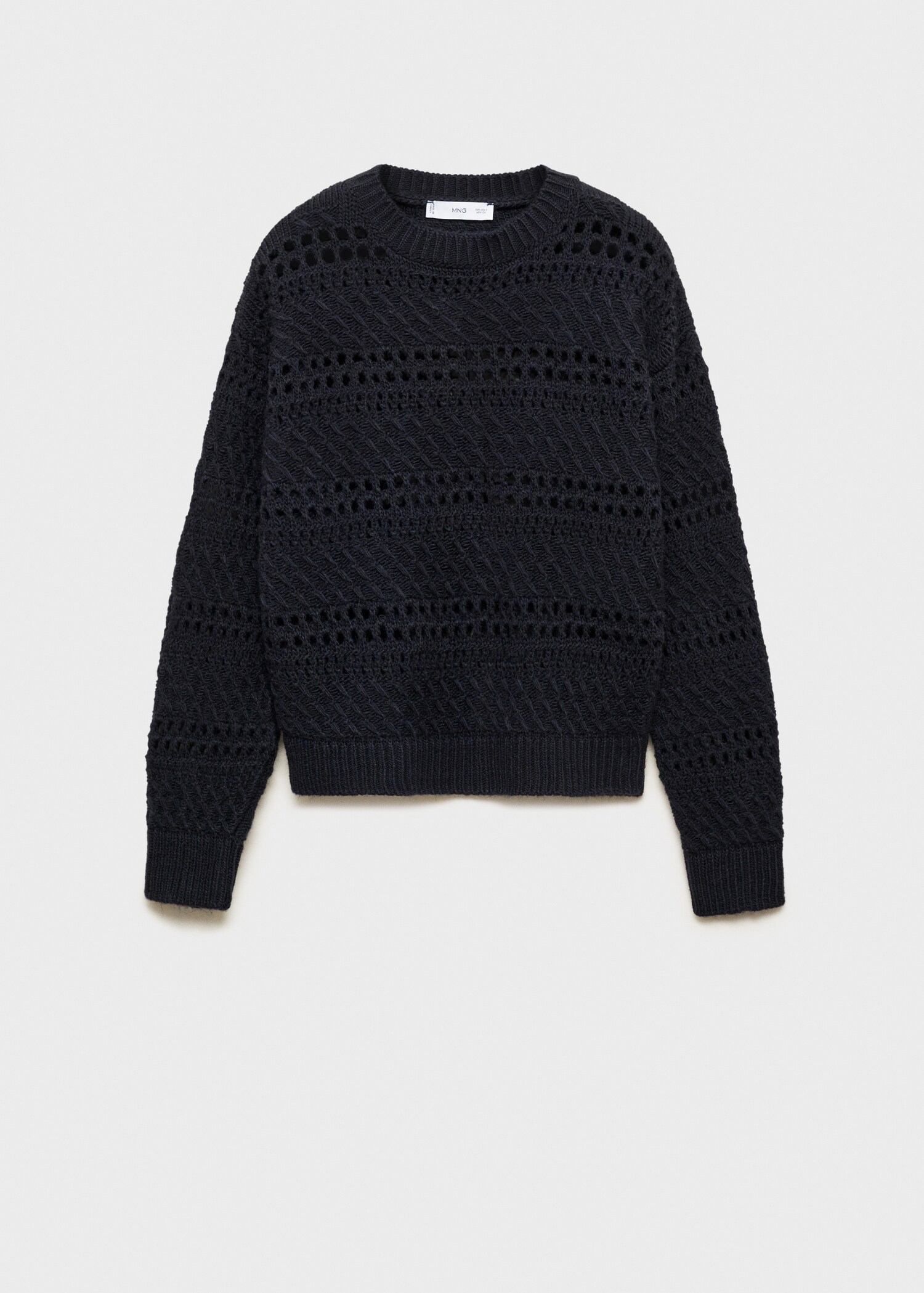 Openwork knit sweater - Article without model