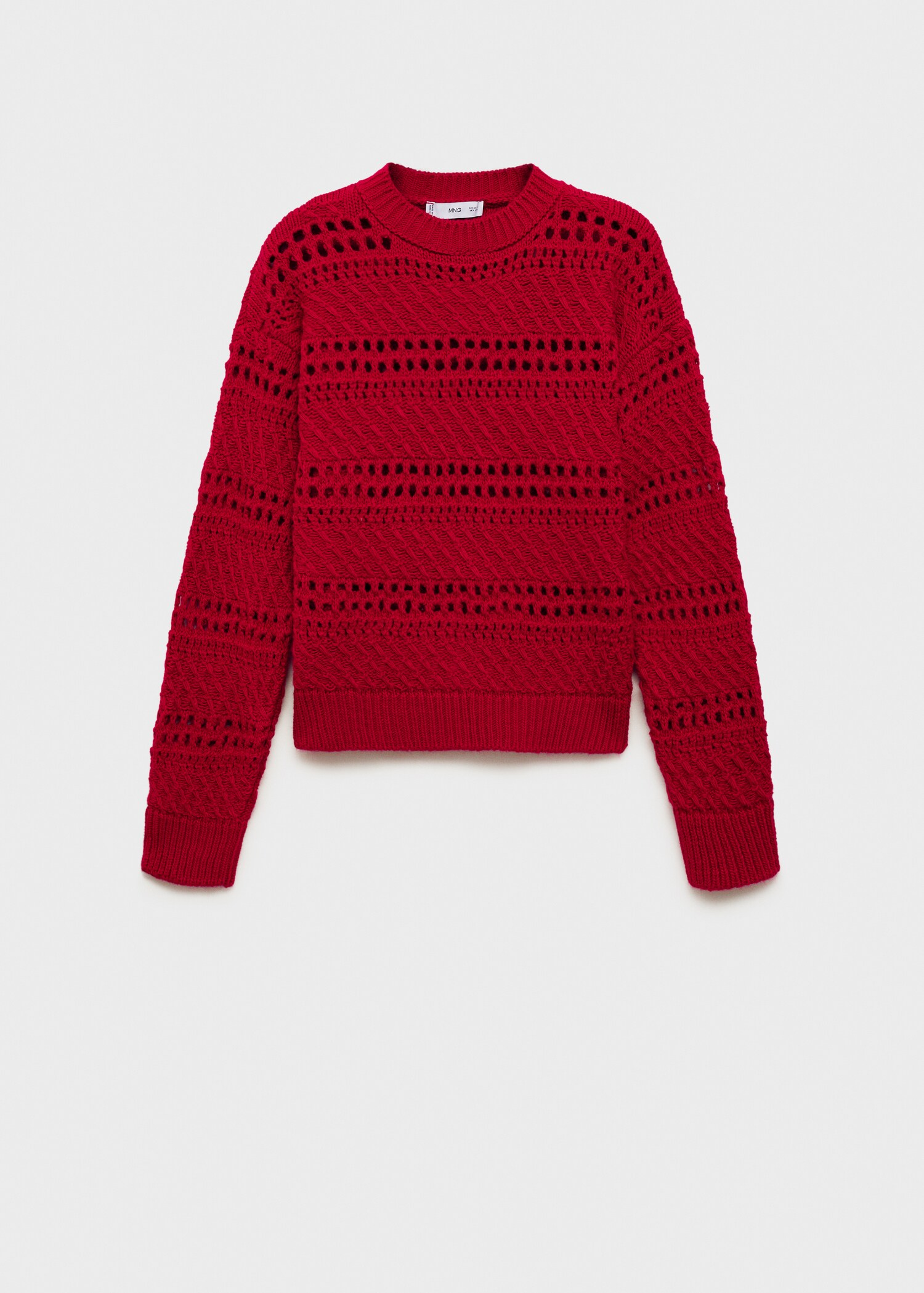 Openwork knit sweater - Article without model