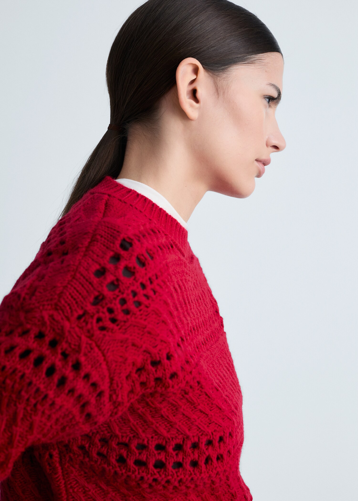 Openwork knit sweater - Details of the article 1