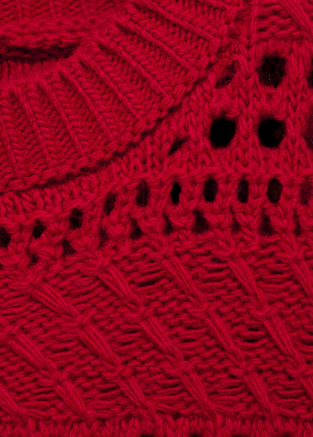 Mango Knit sweater with lace pattern