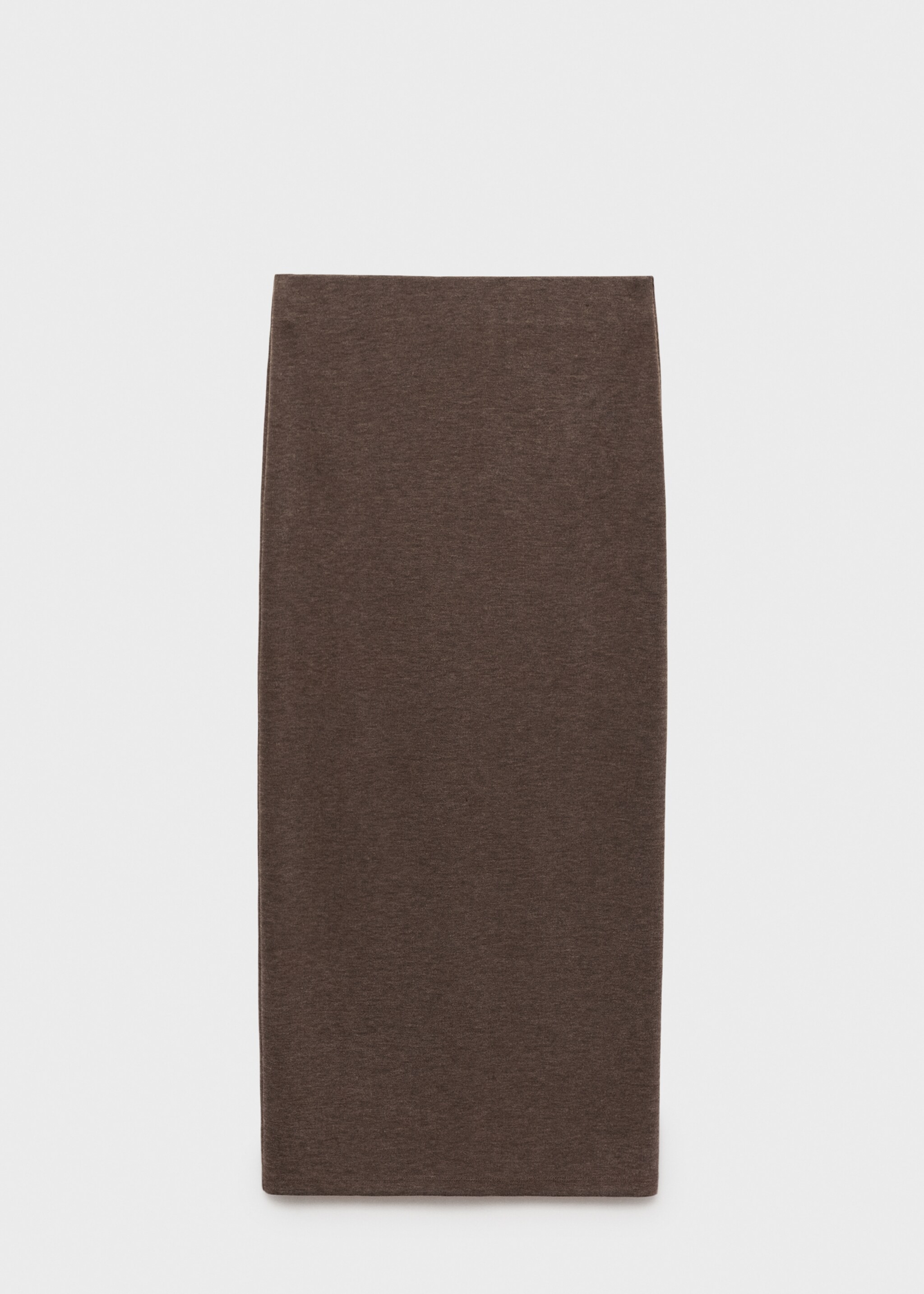 Slit knitted skirt - Изделие без модели