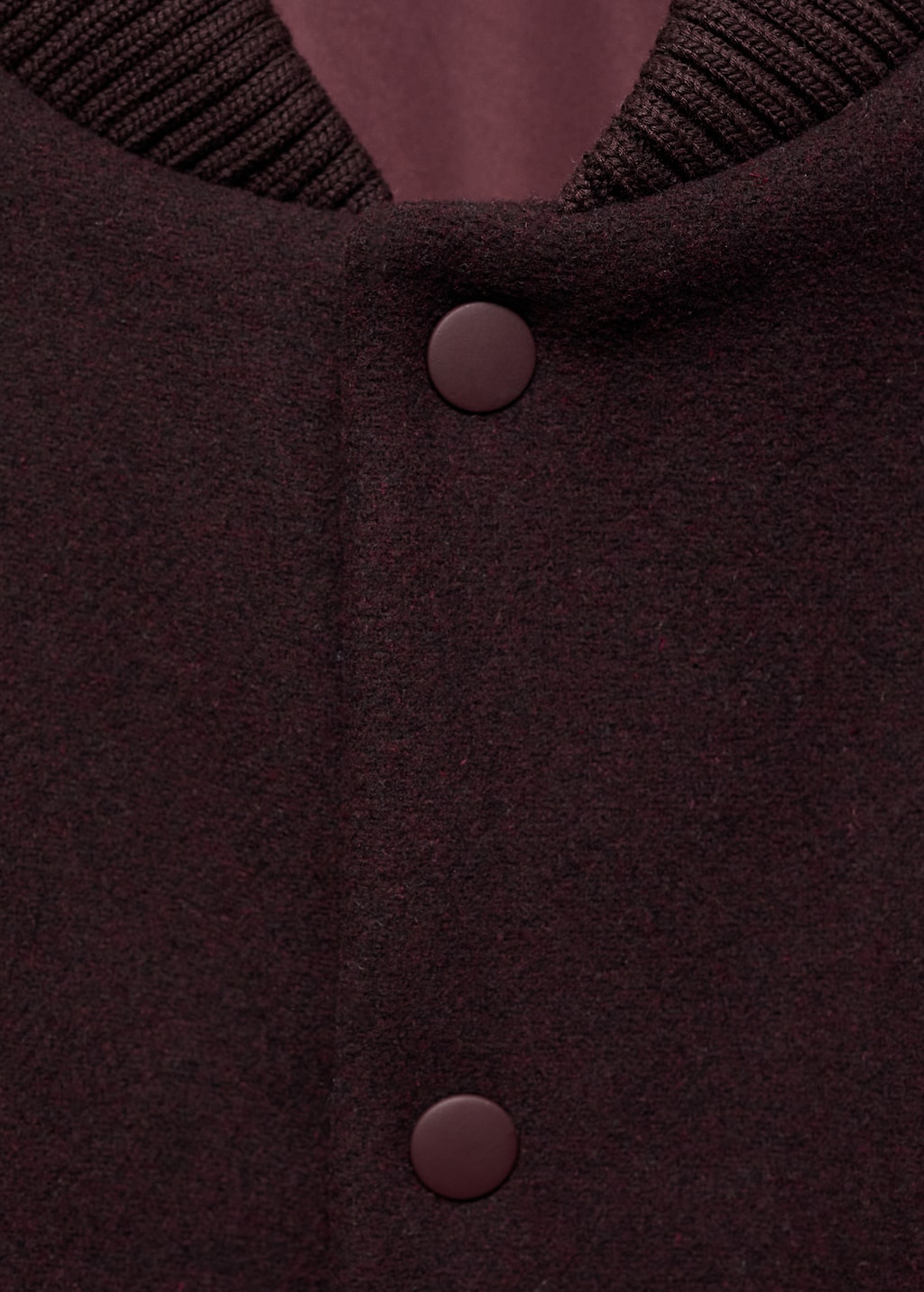 ジャケットその他 COOR Melange Wool Button Bomber Jacket 5FT0082 Wool Bomber Jacket | boohoo NZ