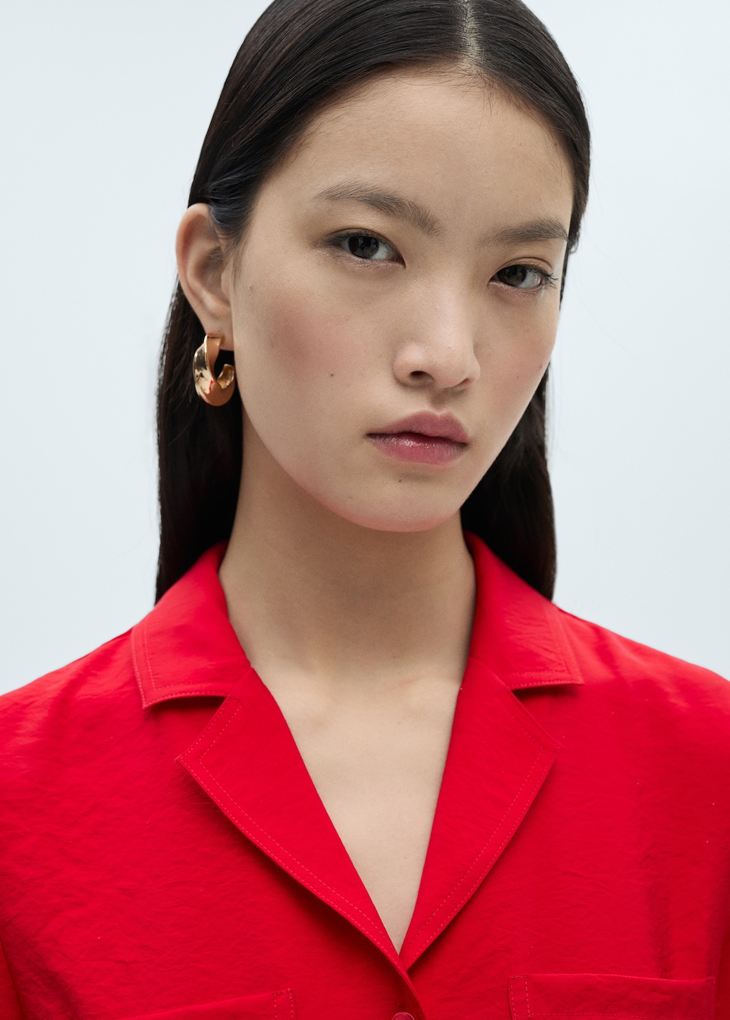 Mango Pockets shirt dress thumbnail