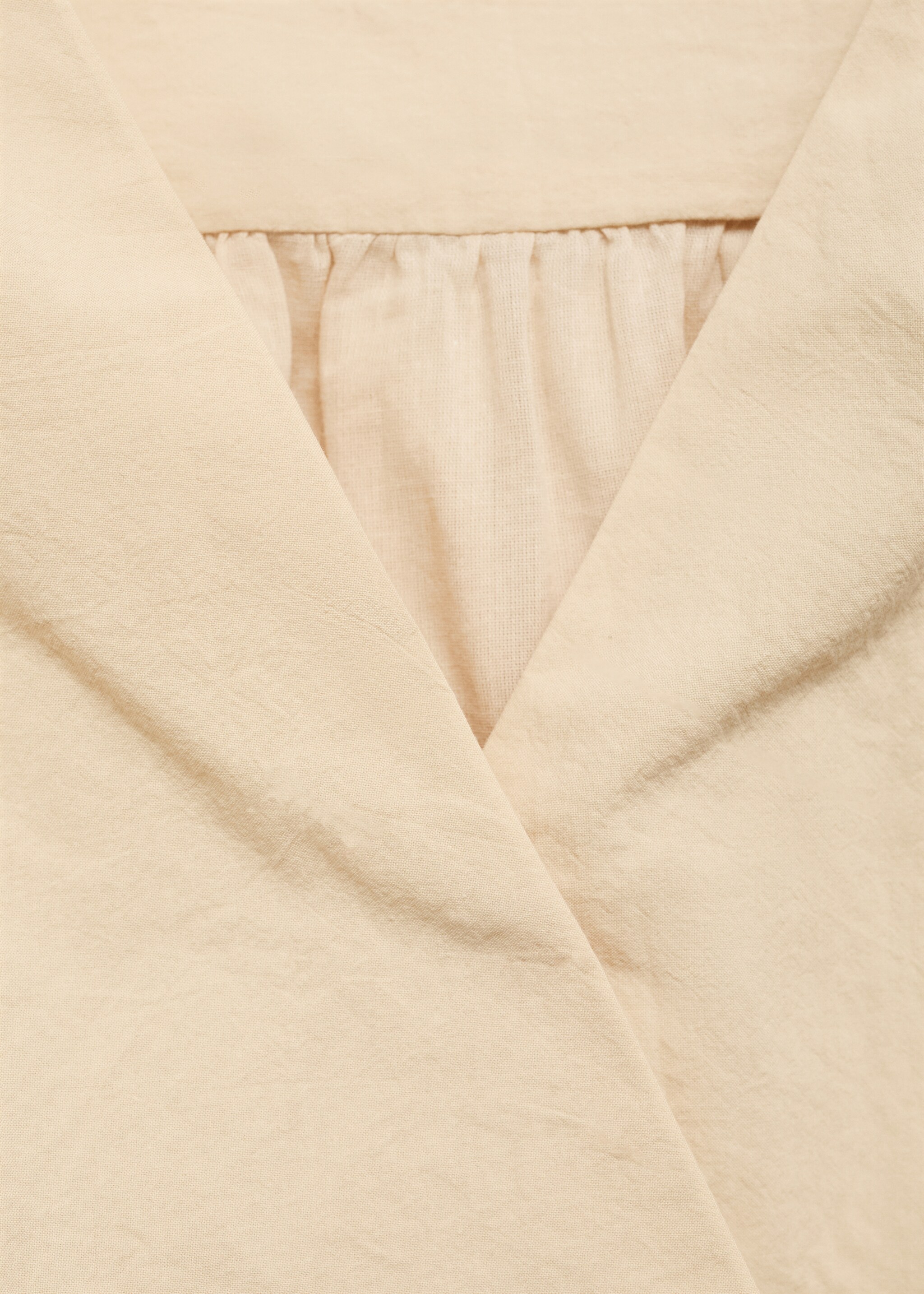 Gathered details cotton blouse - Details of the article 8