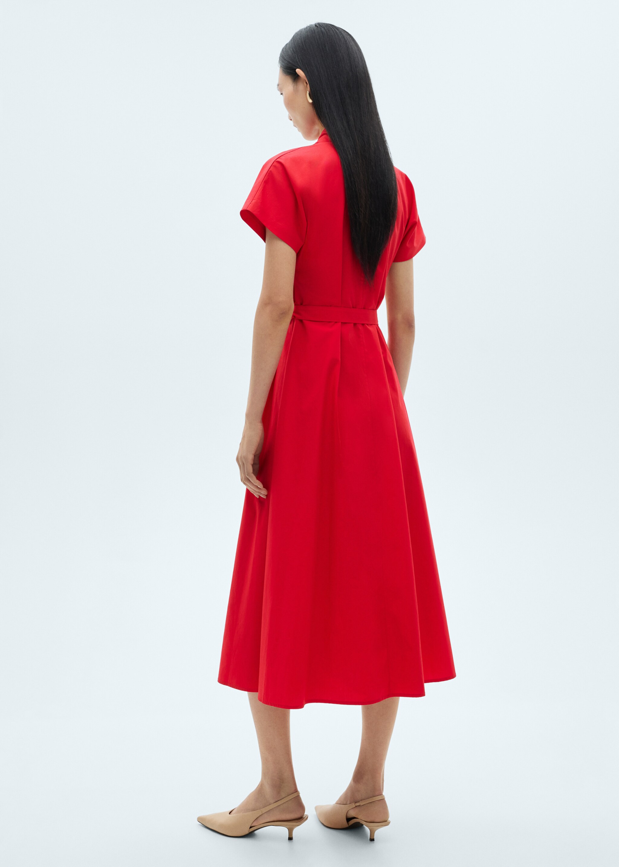 Bow pleats dress - ด้านหลังของสินค้า