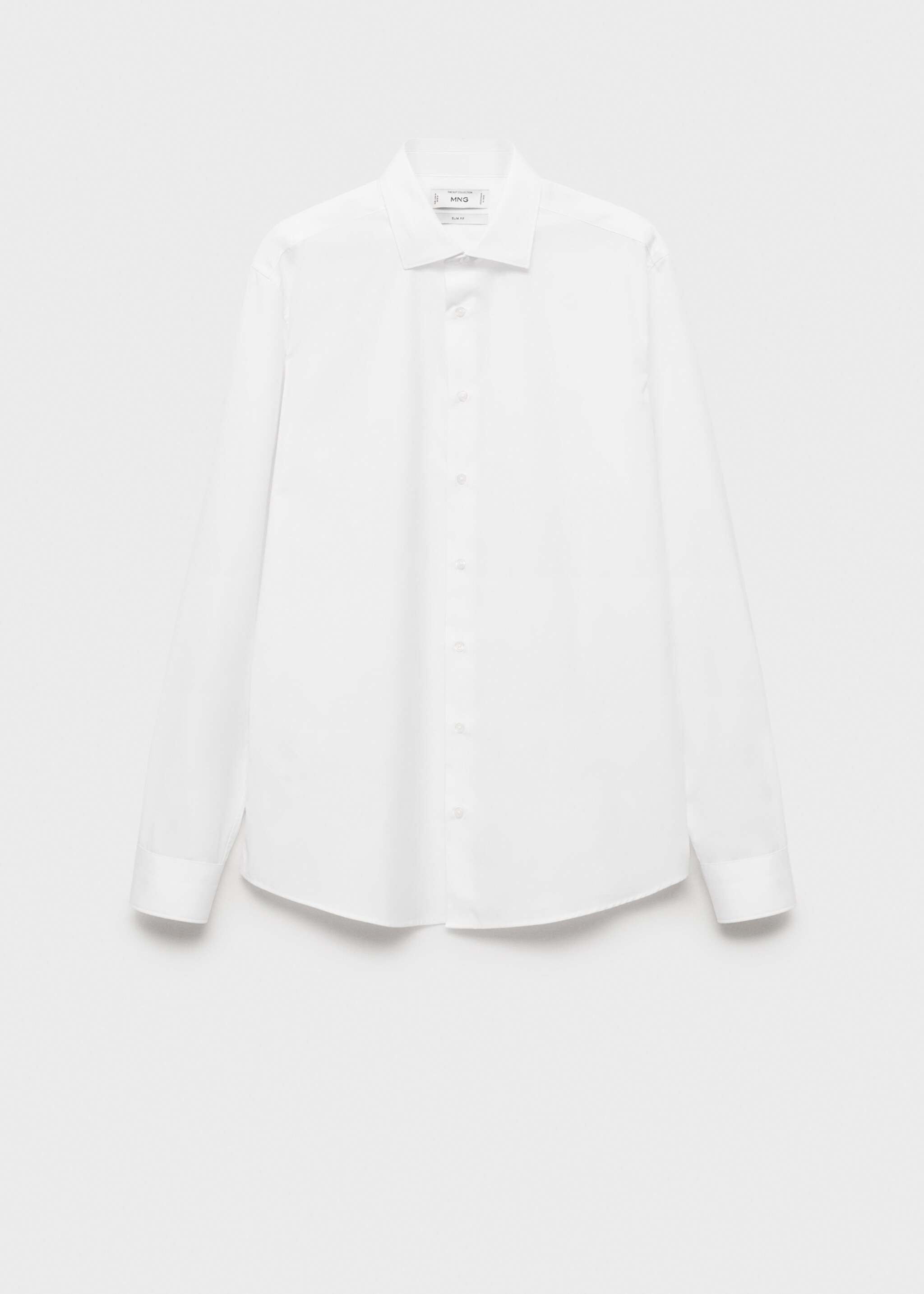 Camisa traje slim fit algodón popelín - Artículo sin modelo