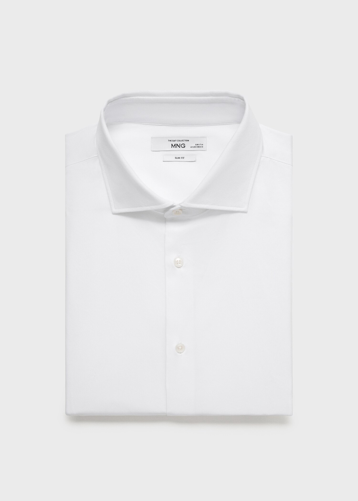 Camisa traje slim fit algodón popelín - Detalle del artículo 8