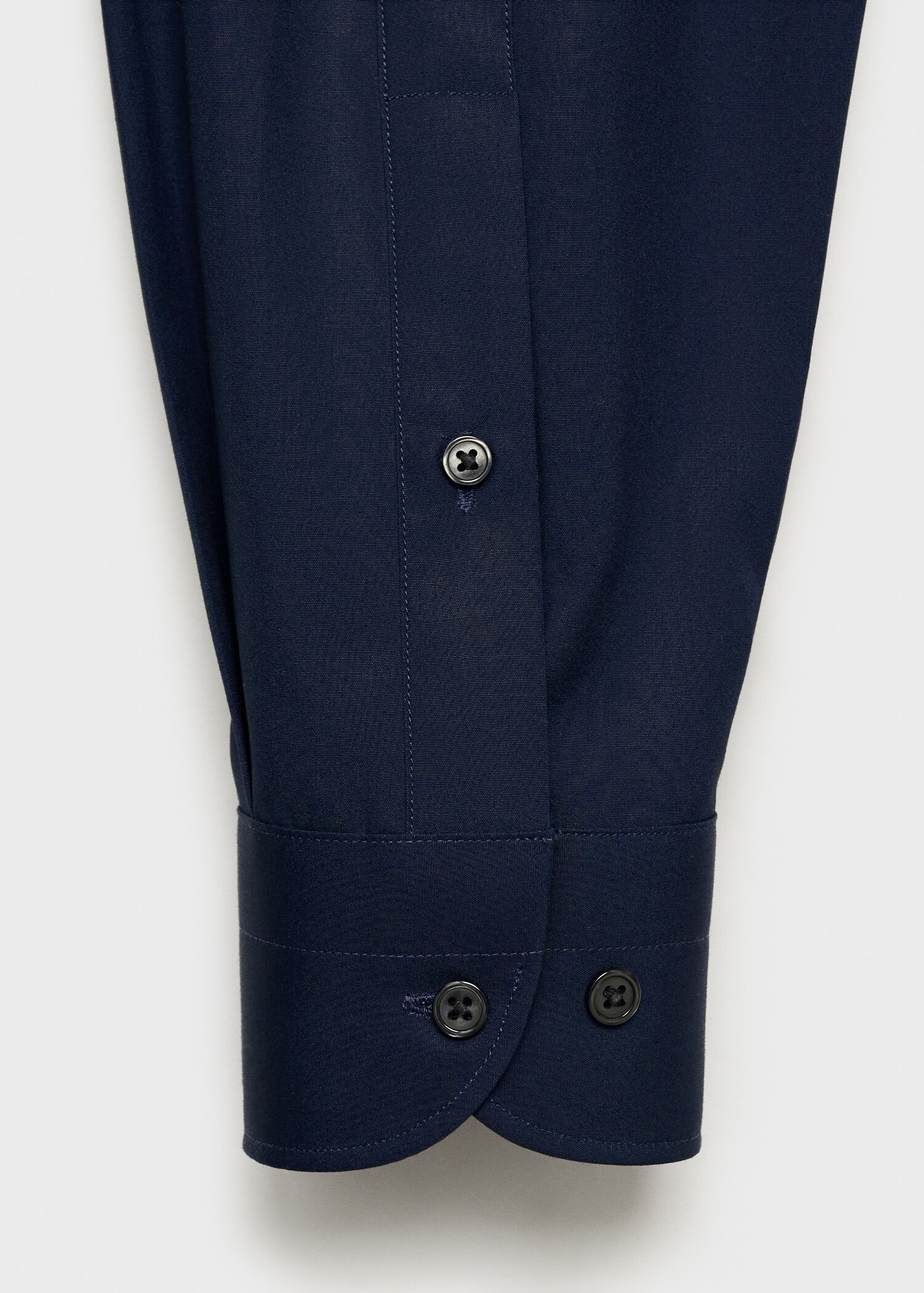 Camisa traje slim fit algodón popelín - Detalle del artículo 0