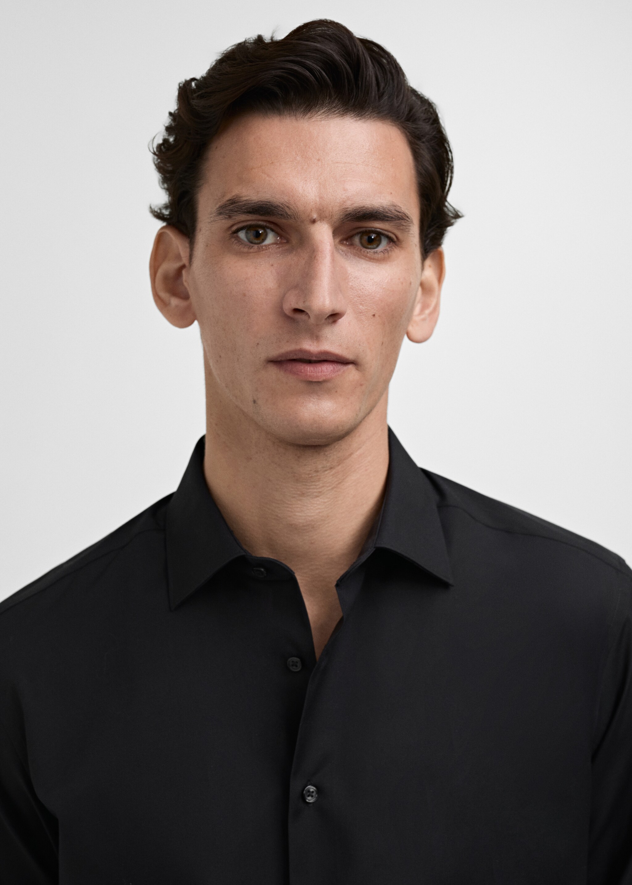 Camisa traje slim fit algodón popelín - Detalle del artículo 2