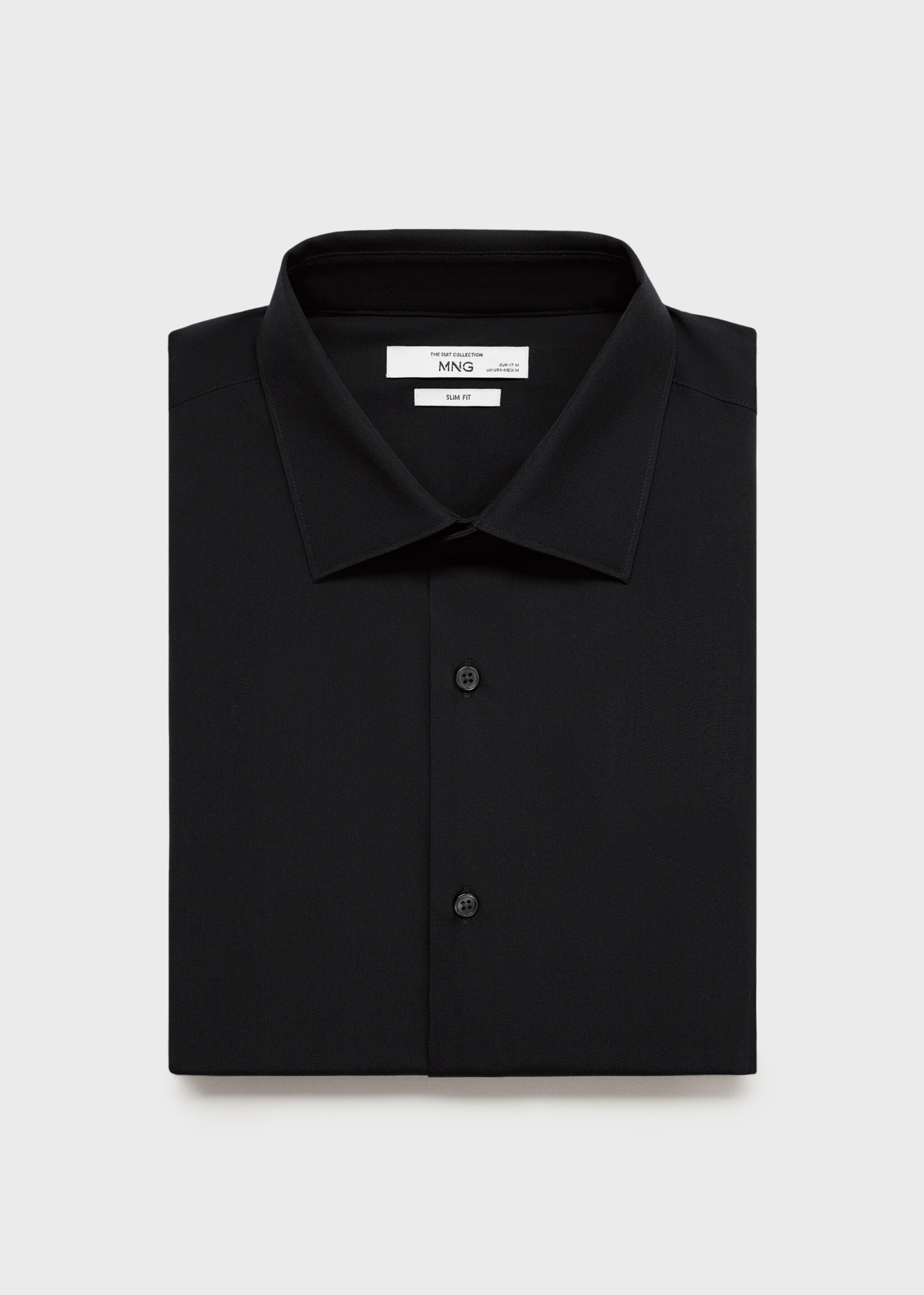 Camisa traje slim fit algodón popelín - Detalle del artículo 8