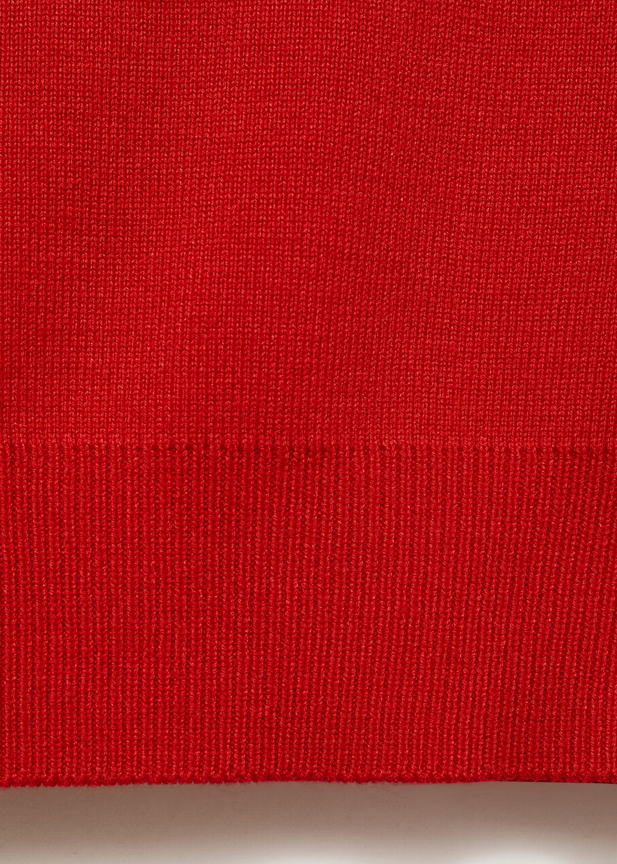 Cropped knitted polo shirt - Details of the article 0
